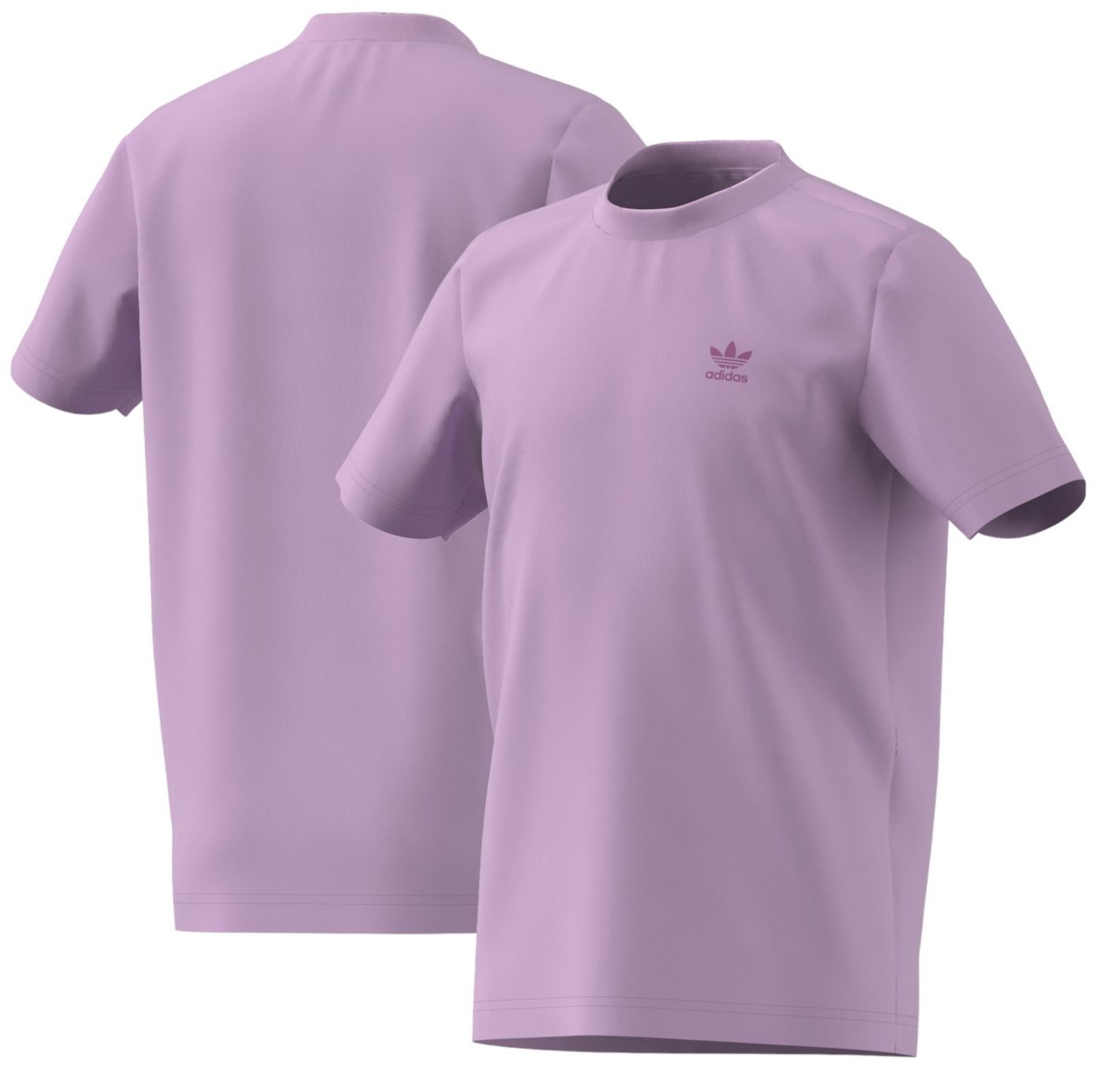 Adidas Boys Essentials Trefoil T Shirt Medium Bliss Lilac