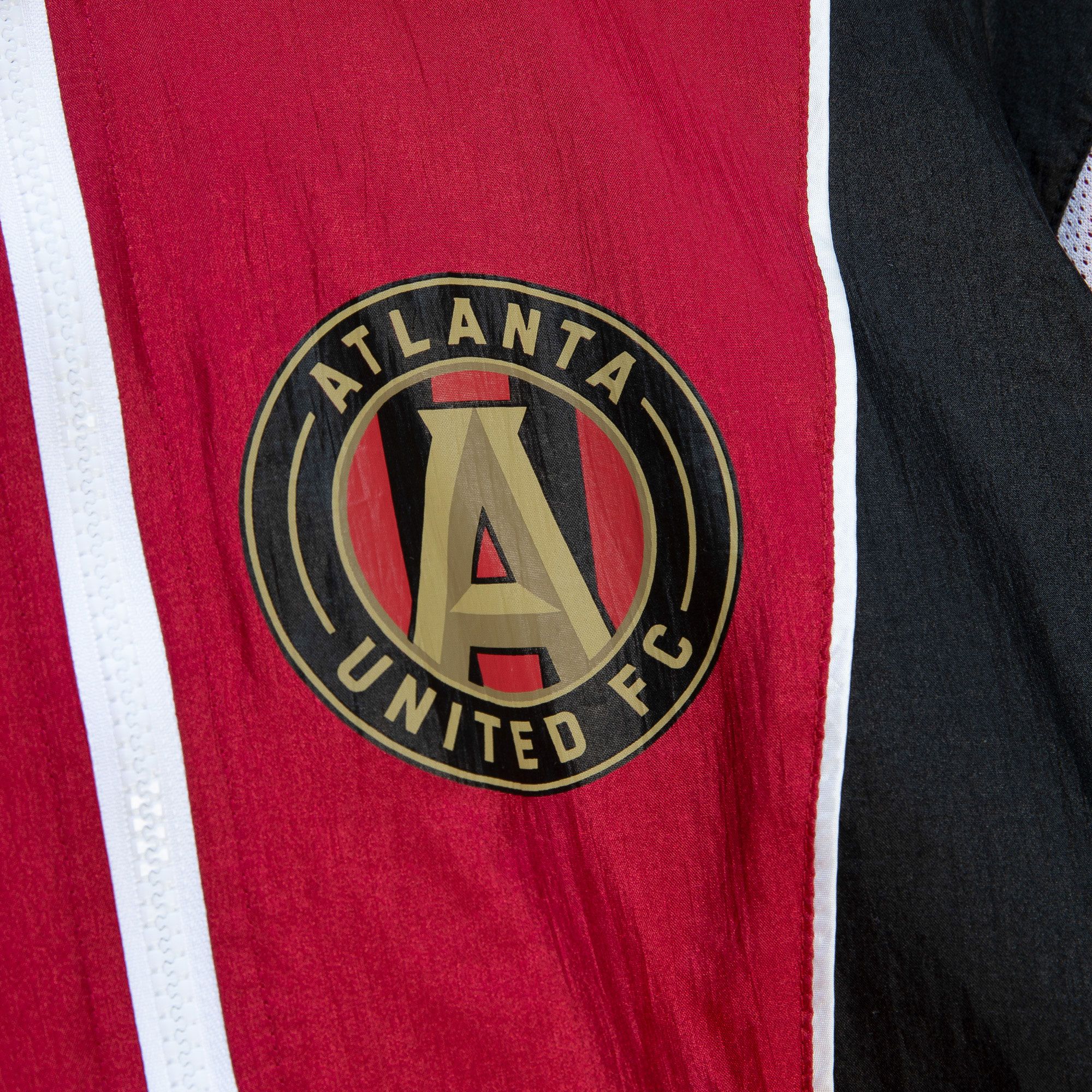 Mitchell & Ness Atlanta United Highlight Black Windbreaker Jacket product image