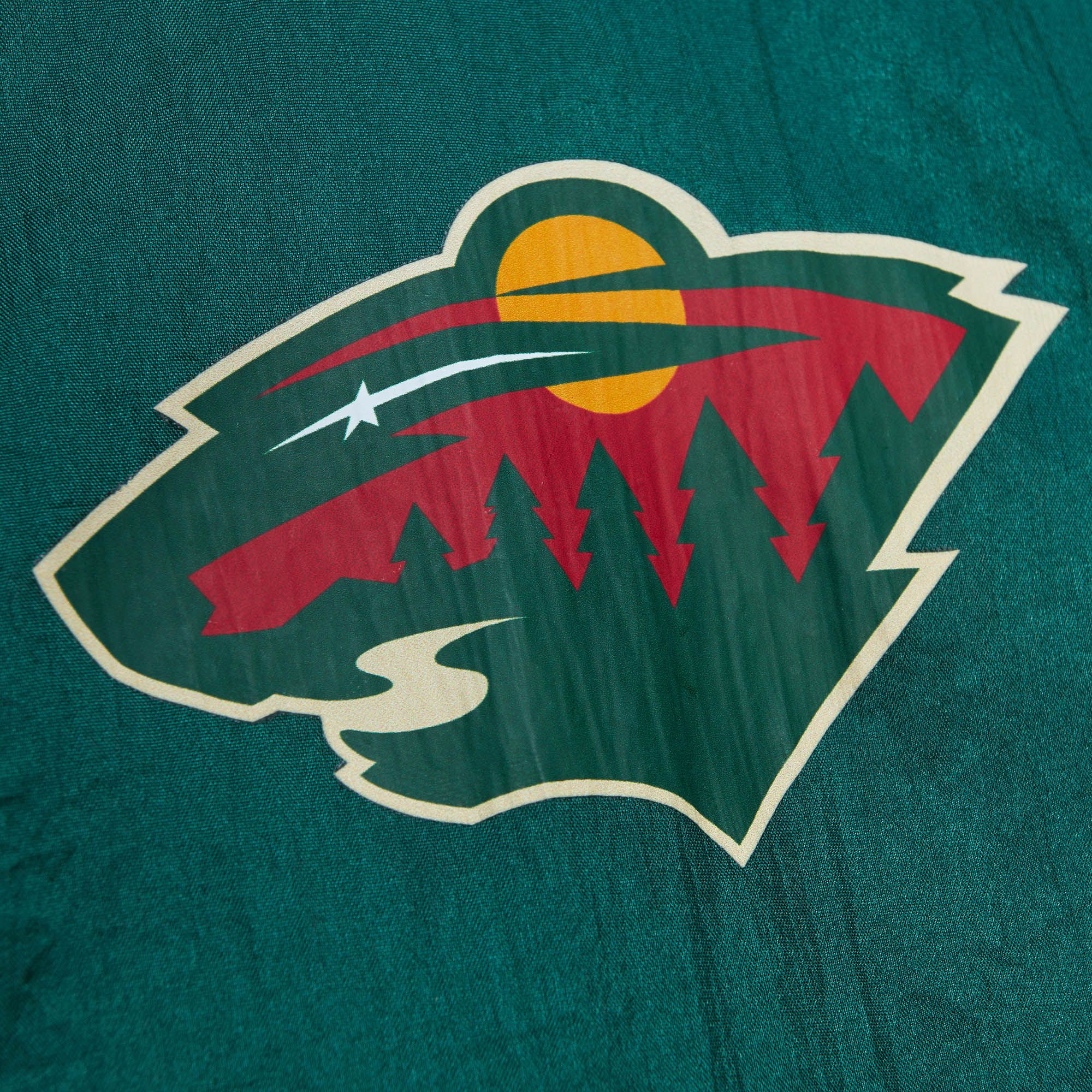 Mitchell & Ness Adult Minnesota Wild 2.0 OG Green Anorak Jacket product image