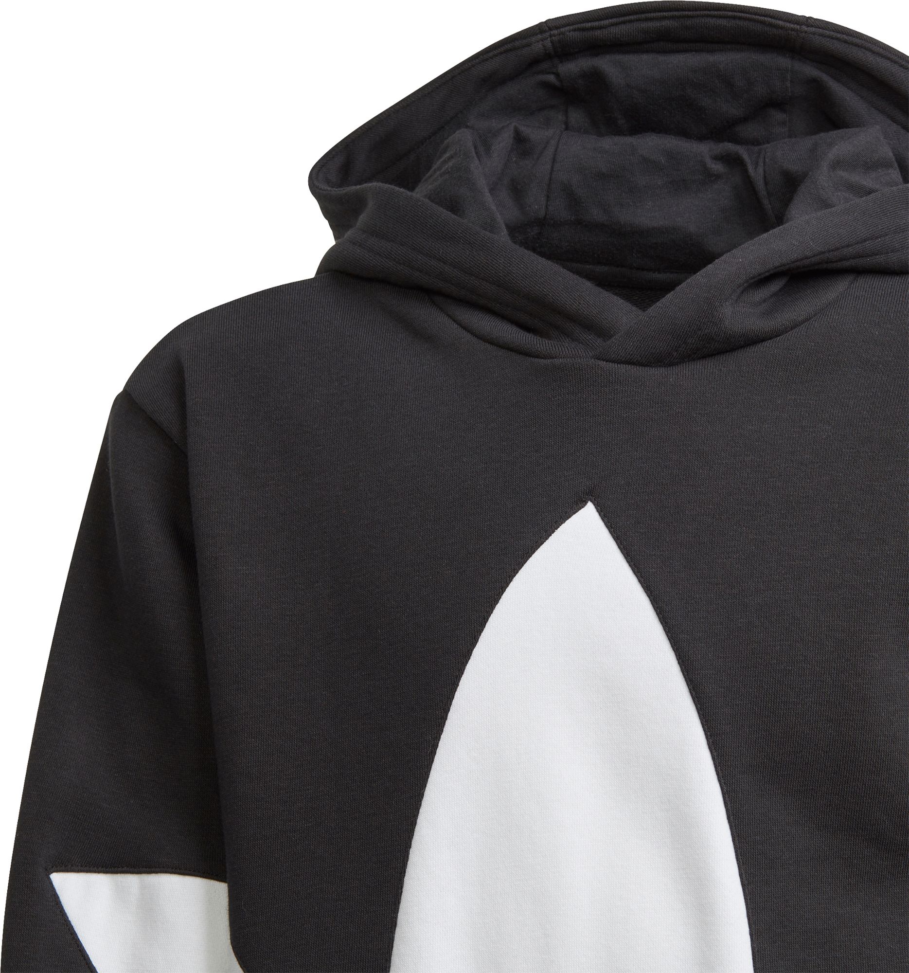 adidas big trefoil hoodie