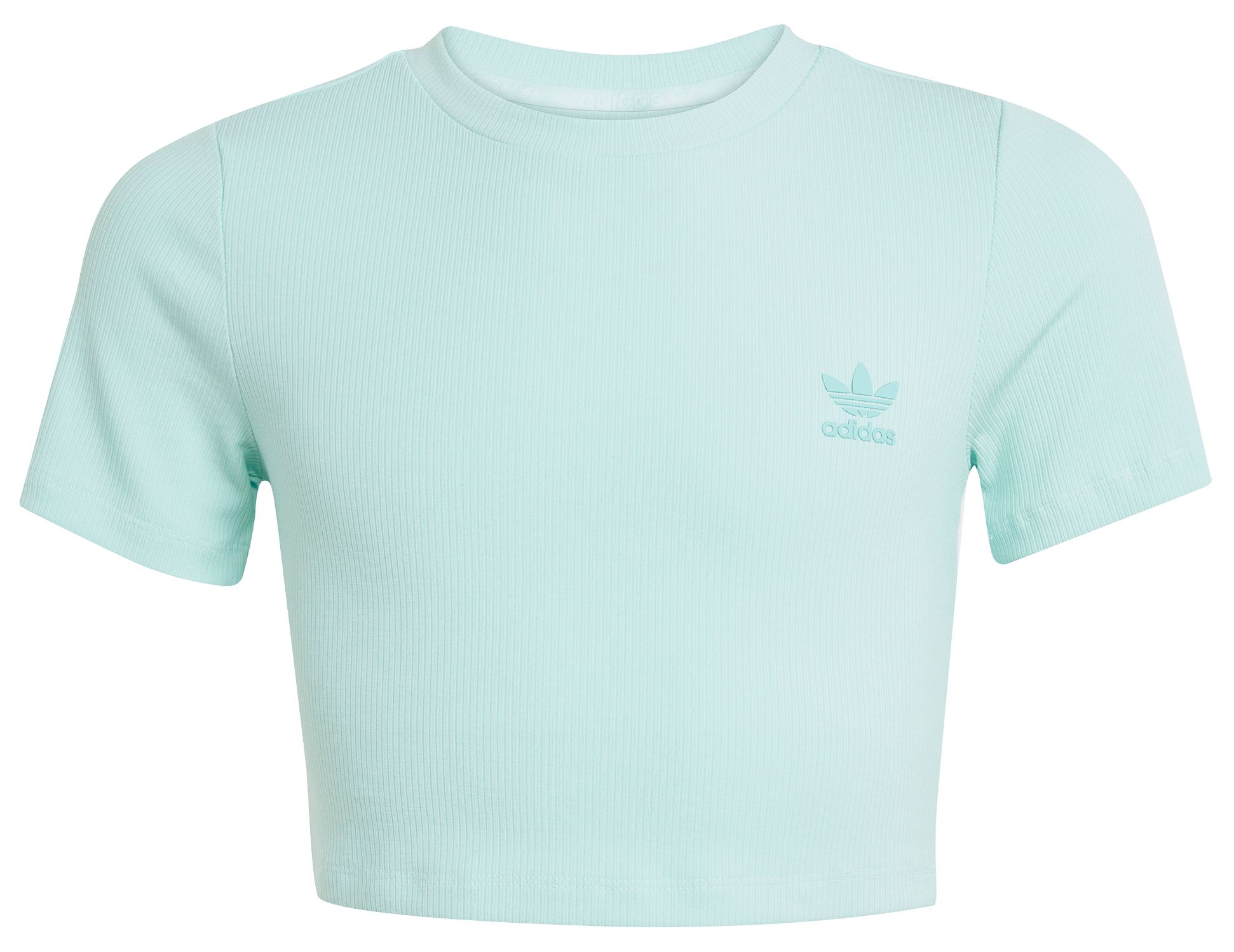 adidas Girls' Ribbed Crop T-Shirt product image
