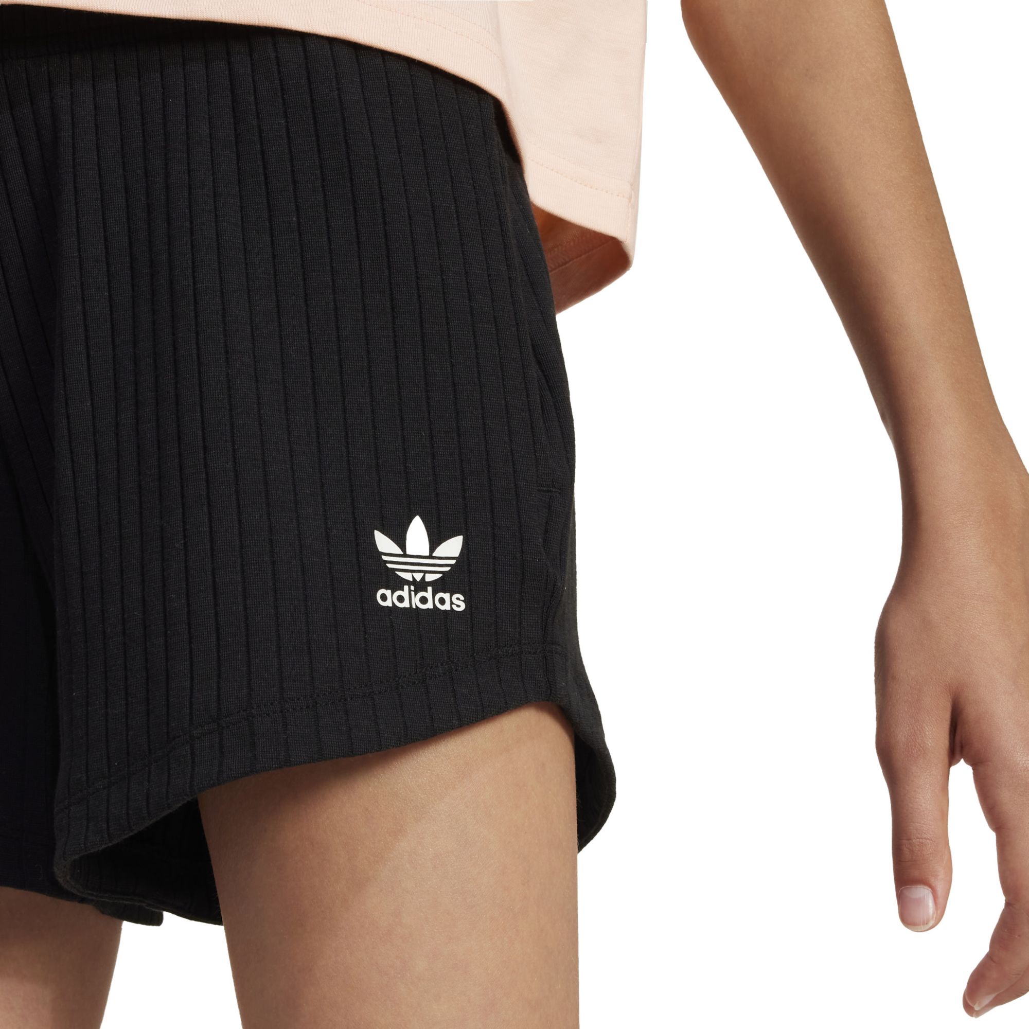 adidas Girls Ribbed Shorts product image