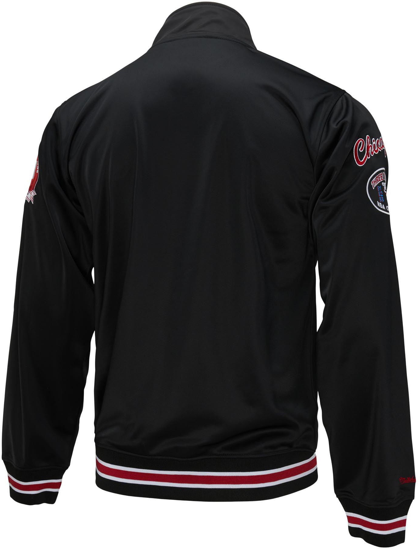 Mitchell & Ness Men's Chicago Bulls Black Champ City Track Jacket product image