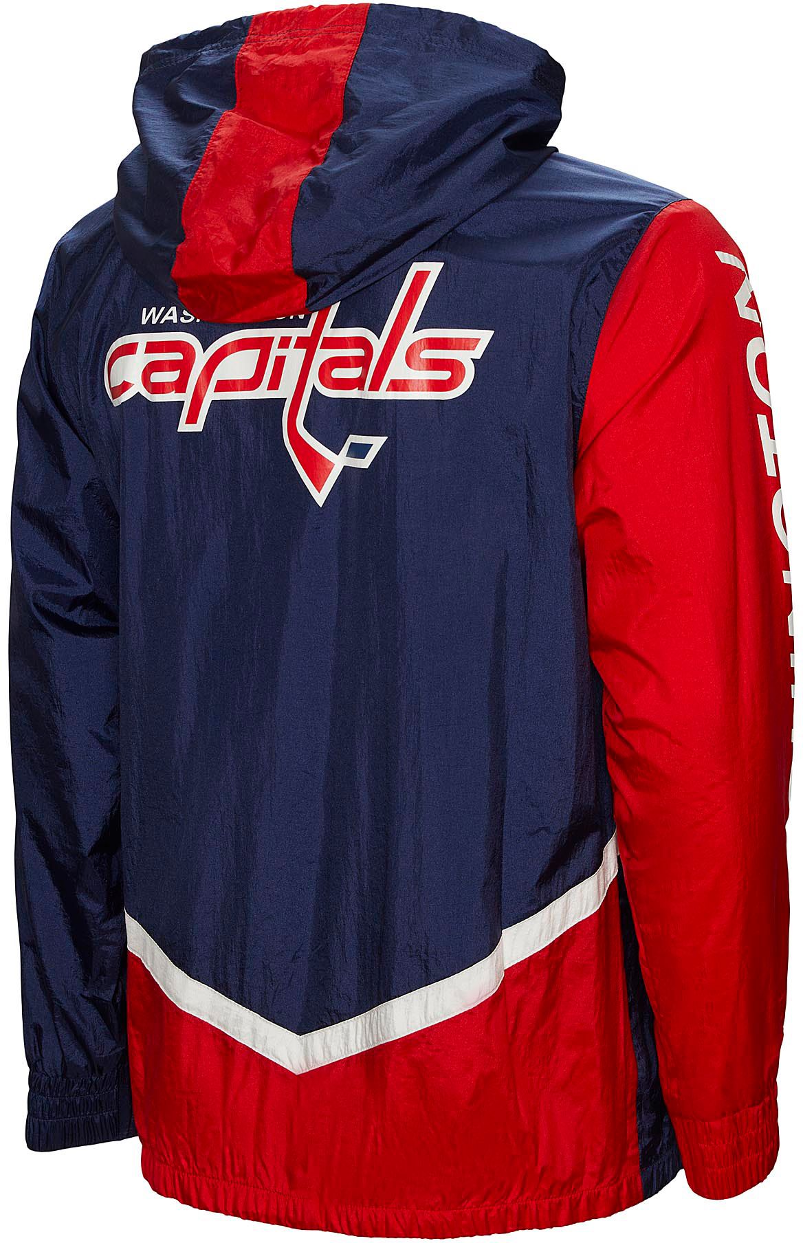 Mitchell & Ness Washington Capitals Undeniable Navy Windbreaker Jacket