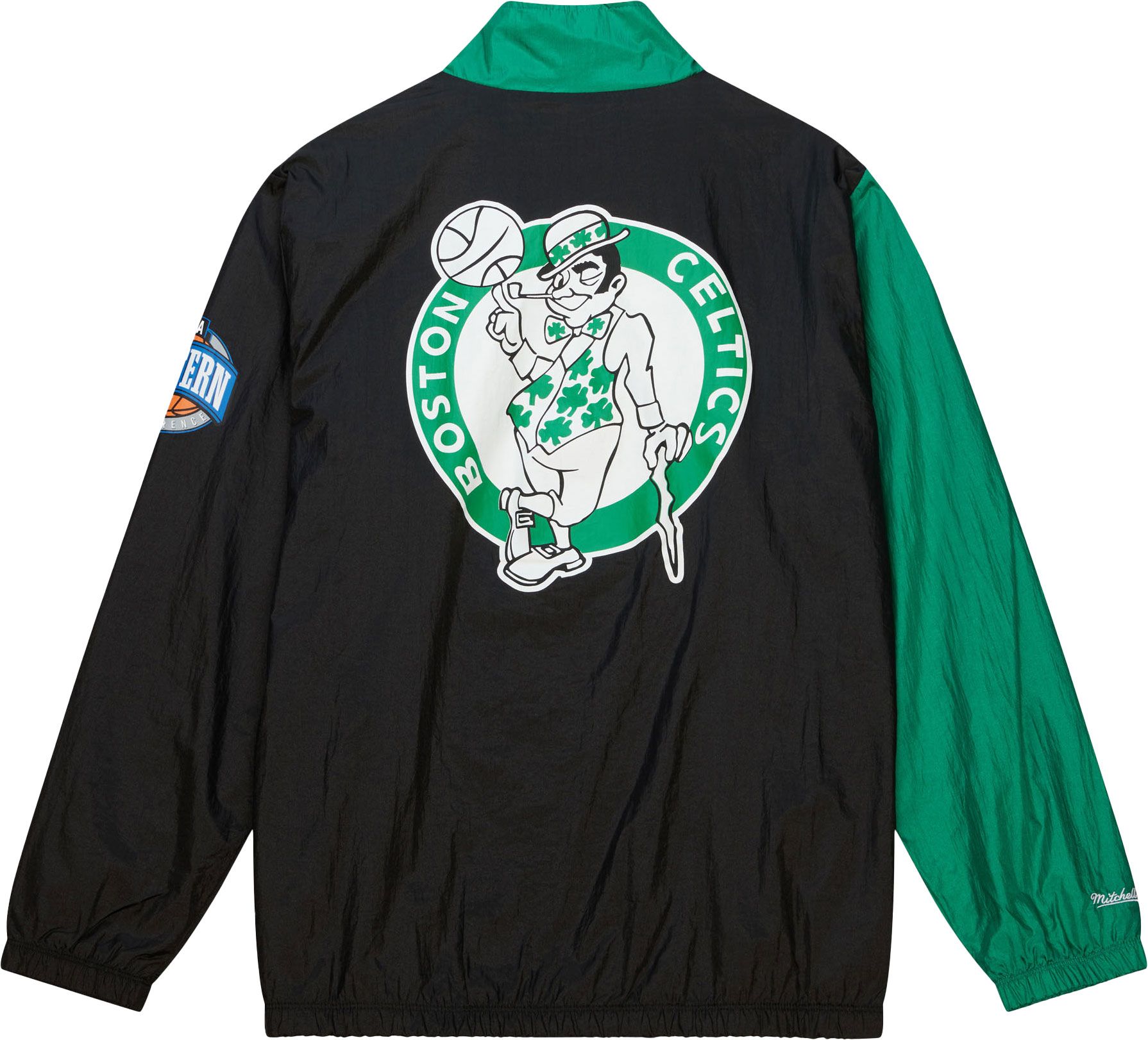 Mitchell and Ness Men's Boston Celtics White Arch Windbreaker