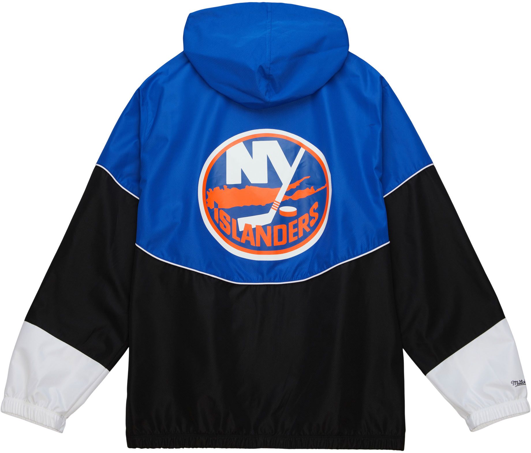 Mitchell & Ness New York Islanders Team Black Windbreaker Jacket