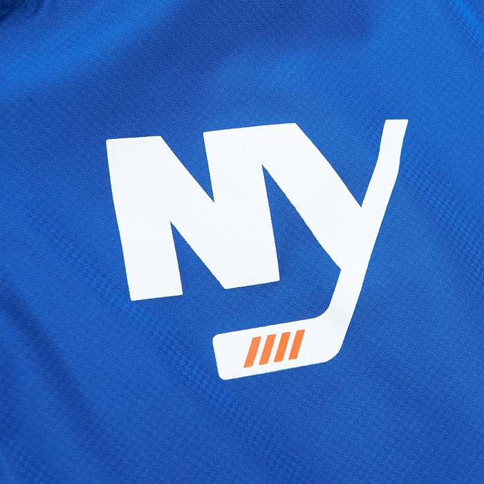 Mitchell & Ness New York Islanders Team Black Windbreaker Jacket, Men's, Large