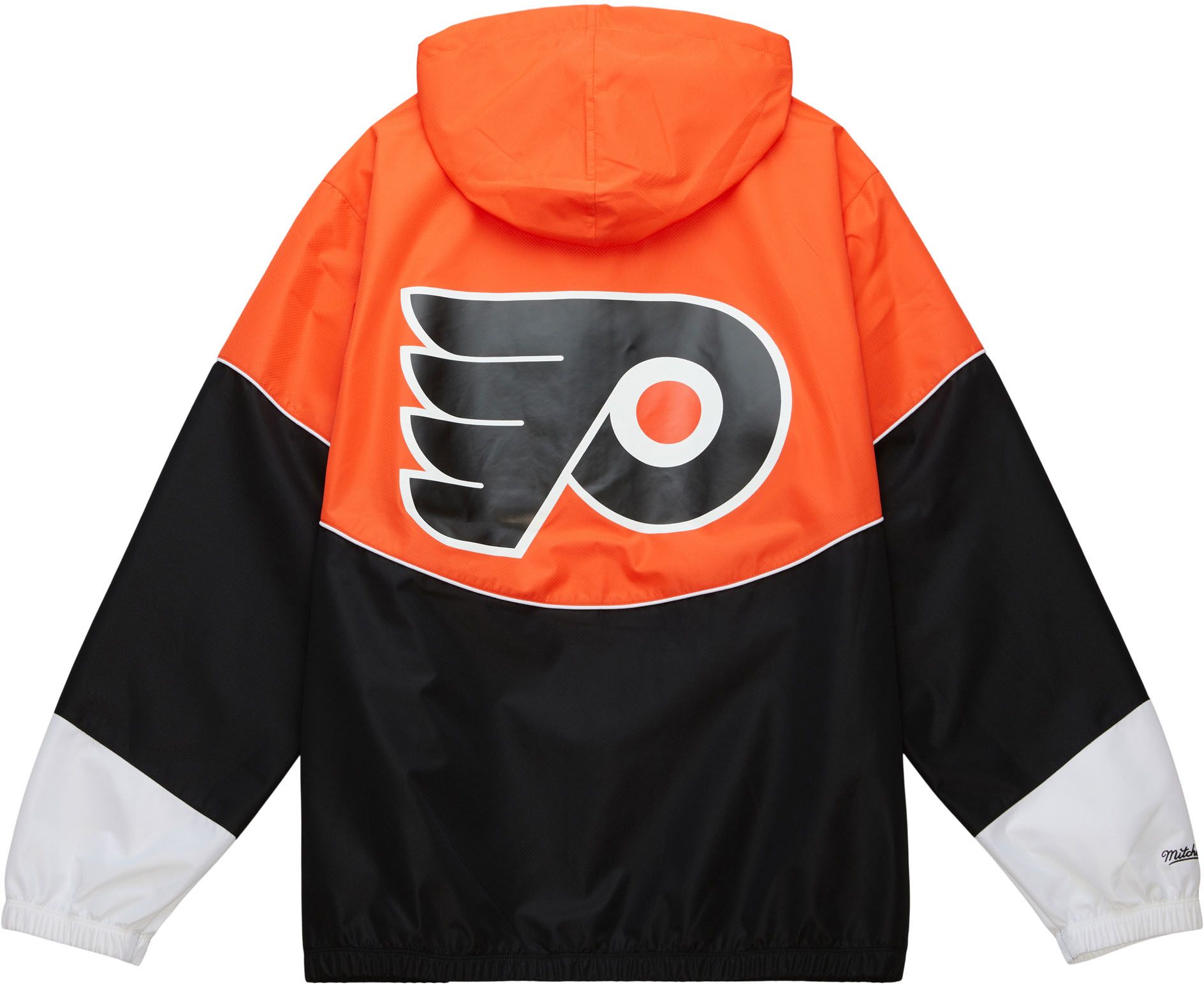 Mitchell & Ness Philadelphia Flyers Team Black Windbreaker Jacket