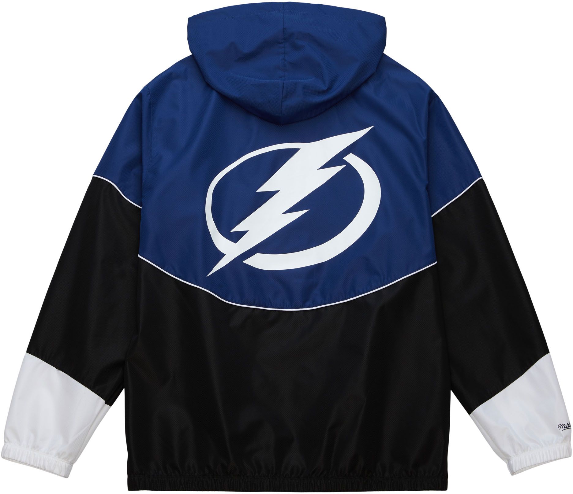 Mitchell & Ness Tampa Bay Lightning Team Black Windbreaker Jacket