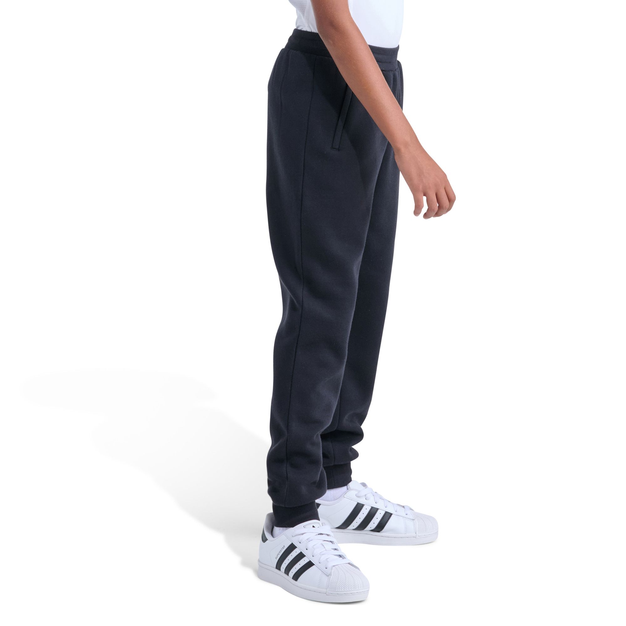 adidas Boys' Essential Heather 3-Stripe Fleece Jogger product image
