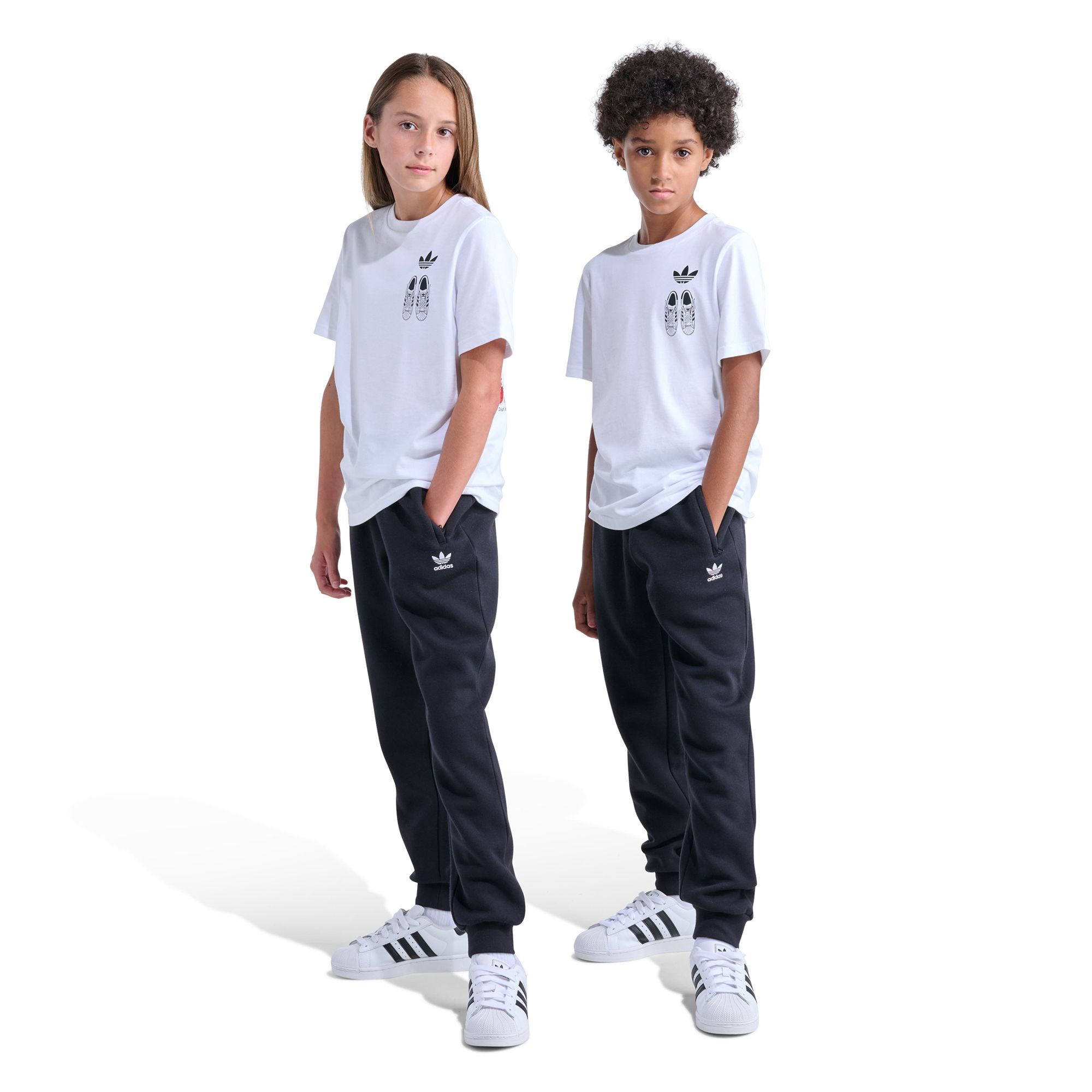 adidas Boys' Essential Heather 3-Stripe Fleece Jogger product image