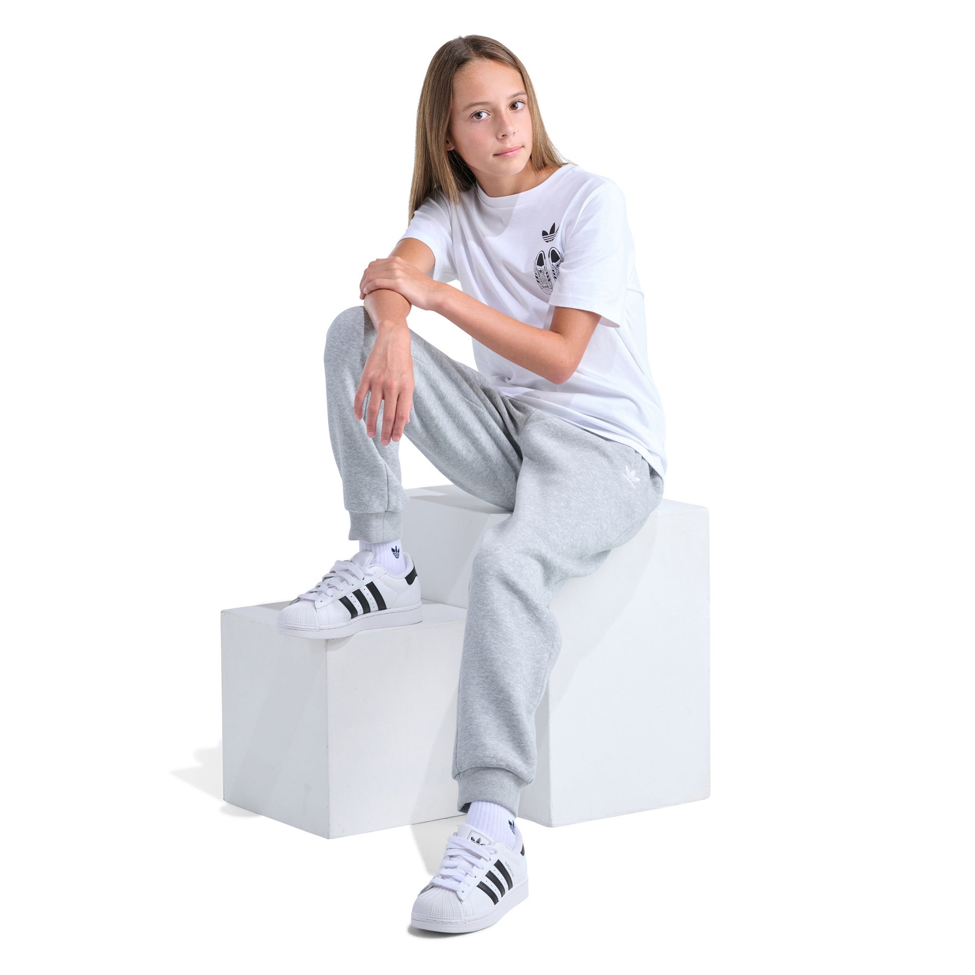 adidas Boys' Essential 3-Stripe Fleece Jogger product image