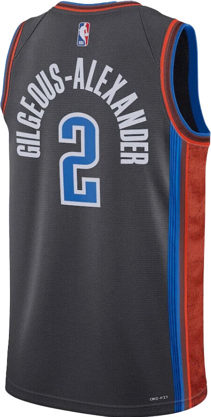 Nike Adult 2022-23 City Edition Oklahoma City Thunder Shai Gilgeous-Alexander #2 Jersey product image
