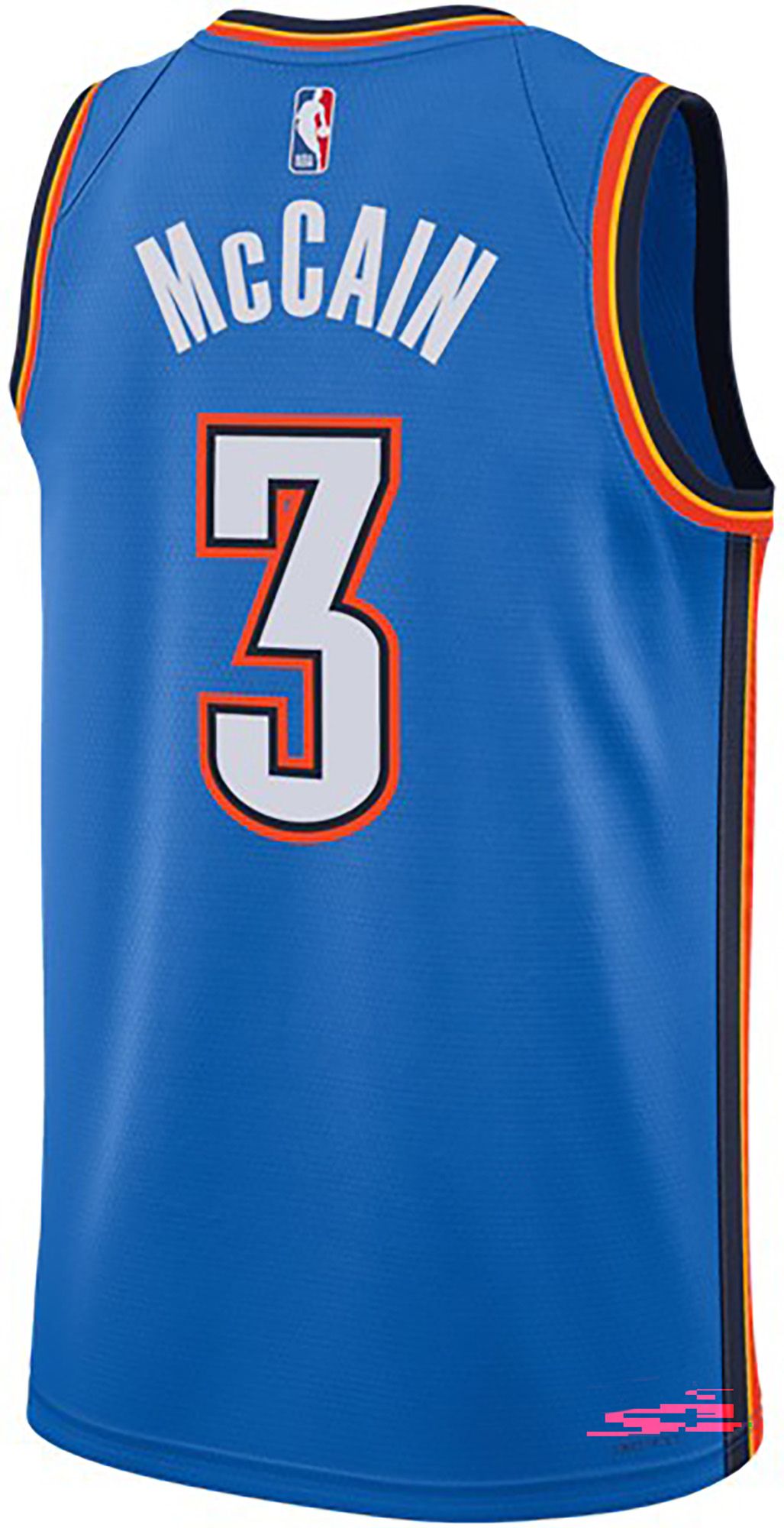Nike Adult Jared McCain #3 Oklahoma City Thunder Swingman Icon Jersey product image