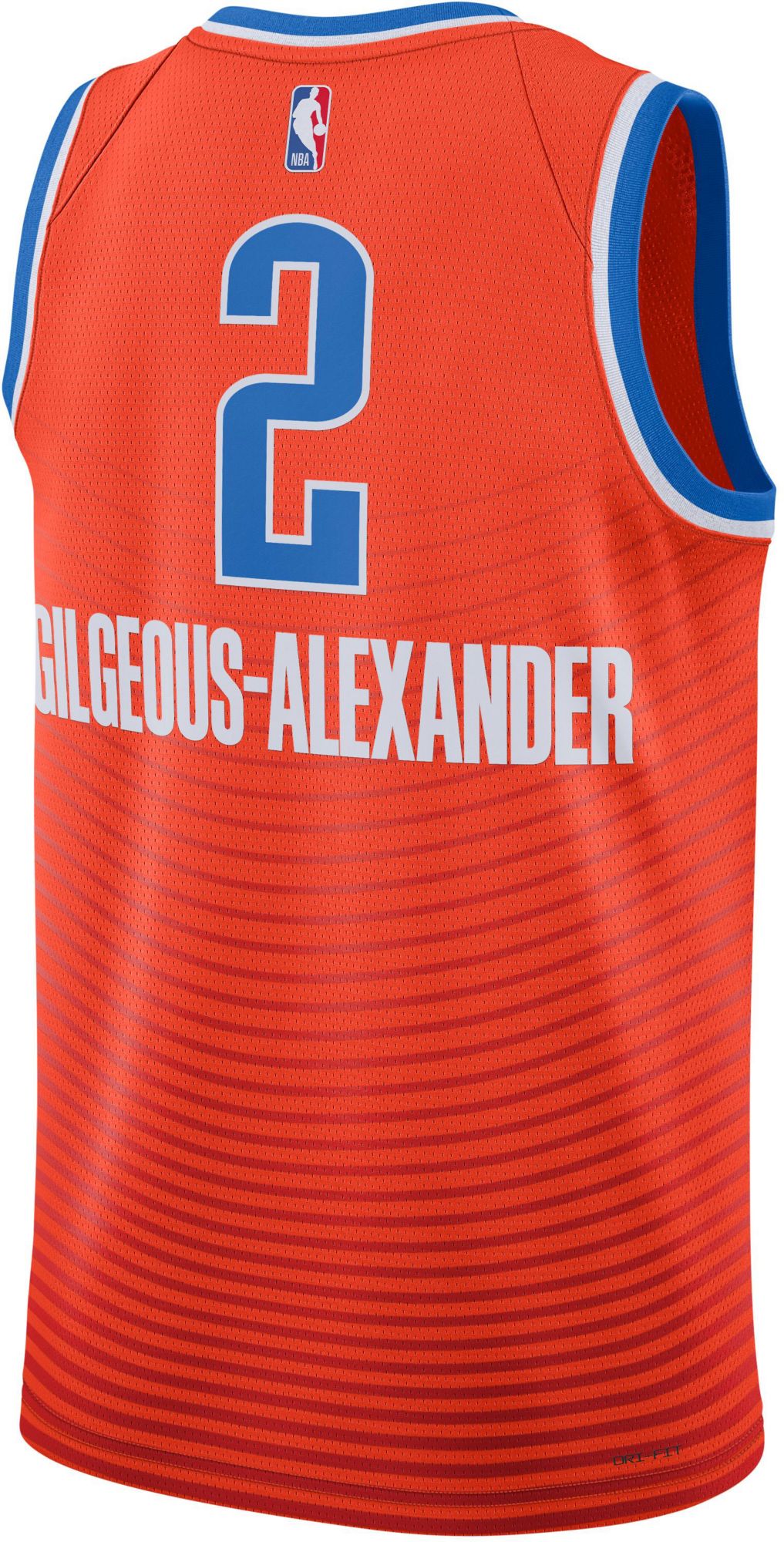 Jordan Adult Oklahoma City Thunder Shai Gilgeous-Alexander #2 Swingman Statement Jersey product image