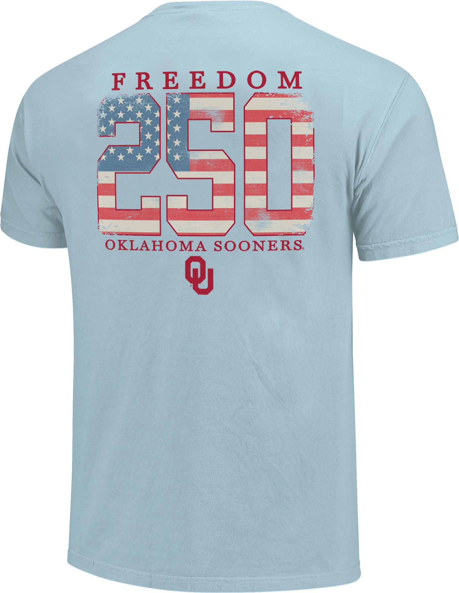 Image One Men's Oklahoma Sooners Chambray Americana Mascot 250 T-Shirt product image