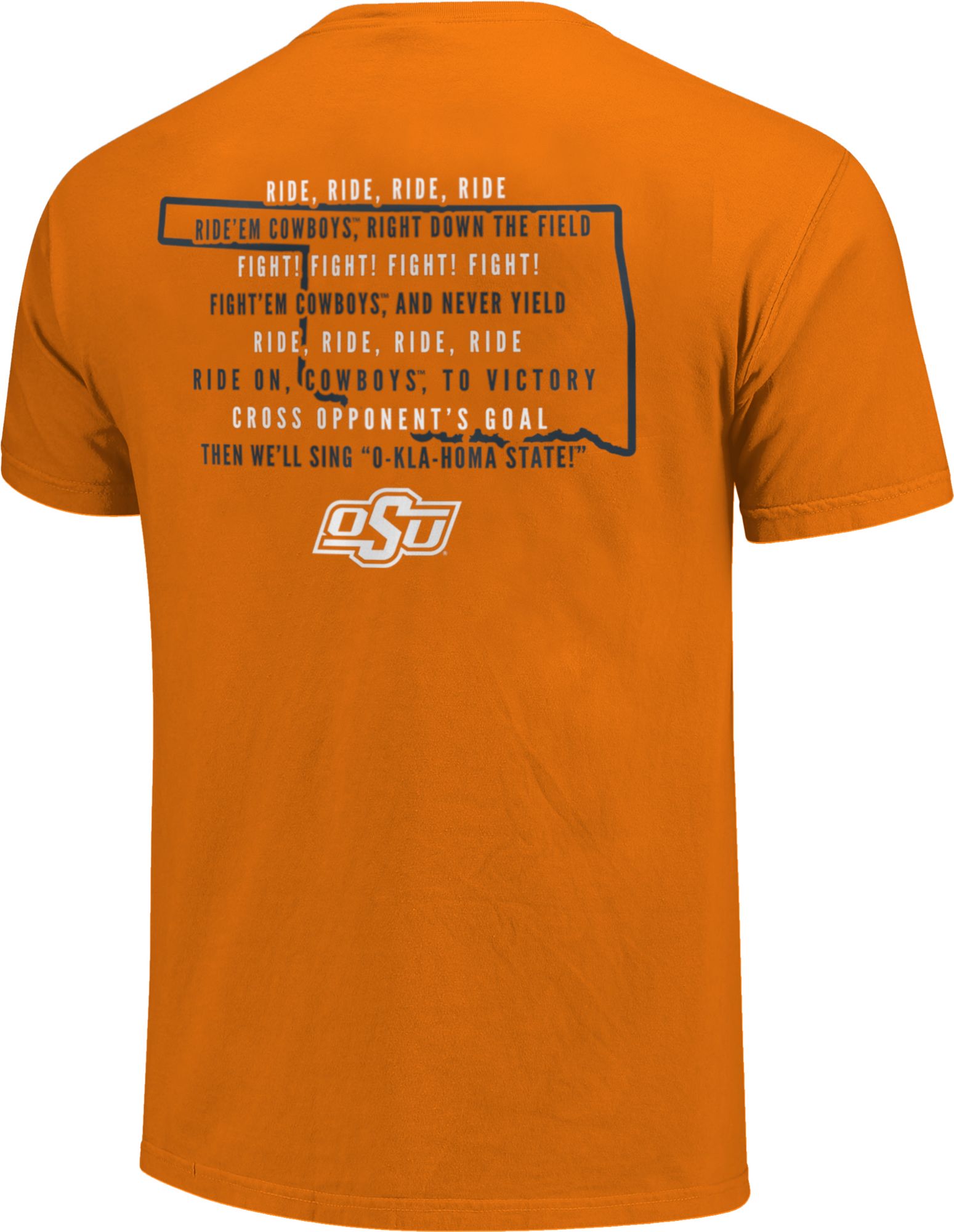 Image One Men's Oklahoma State Cowboys Orange Fight Song T-Shirt product image