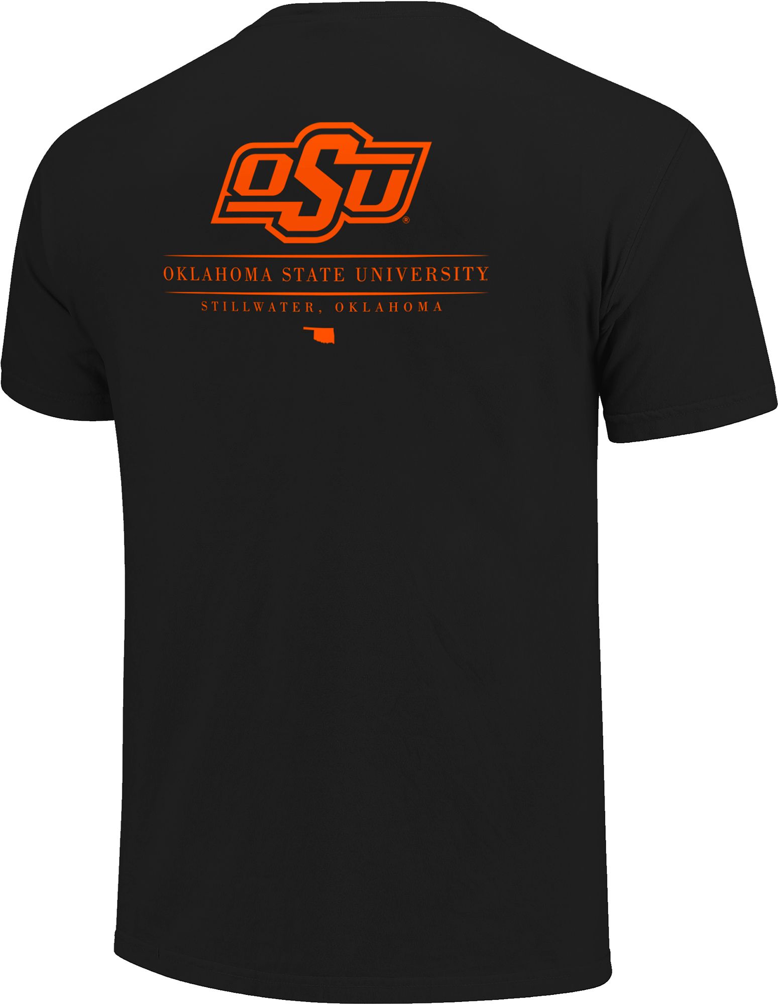 Image One Adult Oklahoma State Cowboys Black Jumbo Mascot T-Shirt