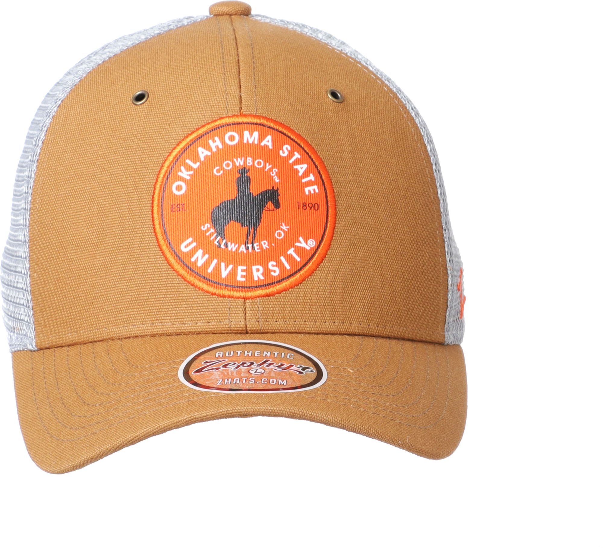 Zephyr Men's Oklahoma State Cowboys Brown Trailhead Adjustable Hat product image