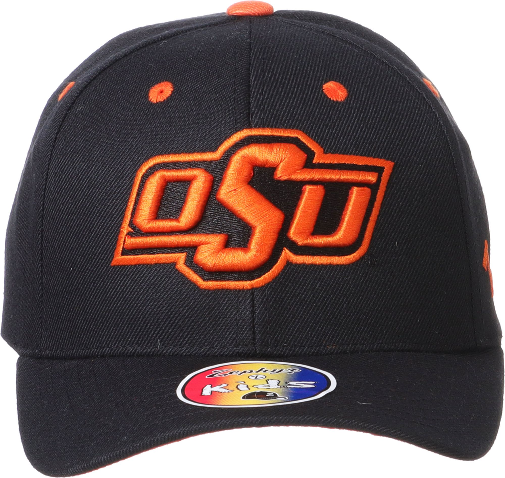 Zephyr Youth Oklahoma State Cowboys Black Camp Adjustable Hat product image