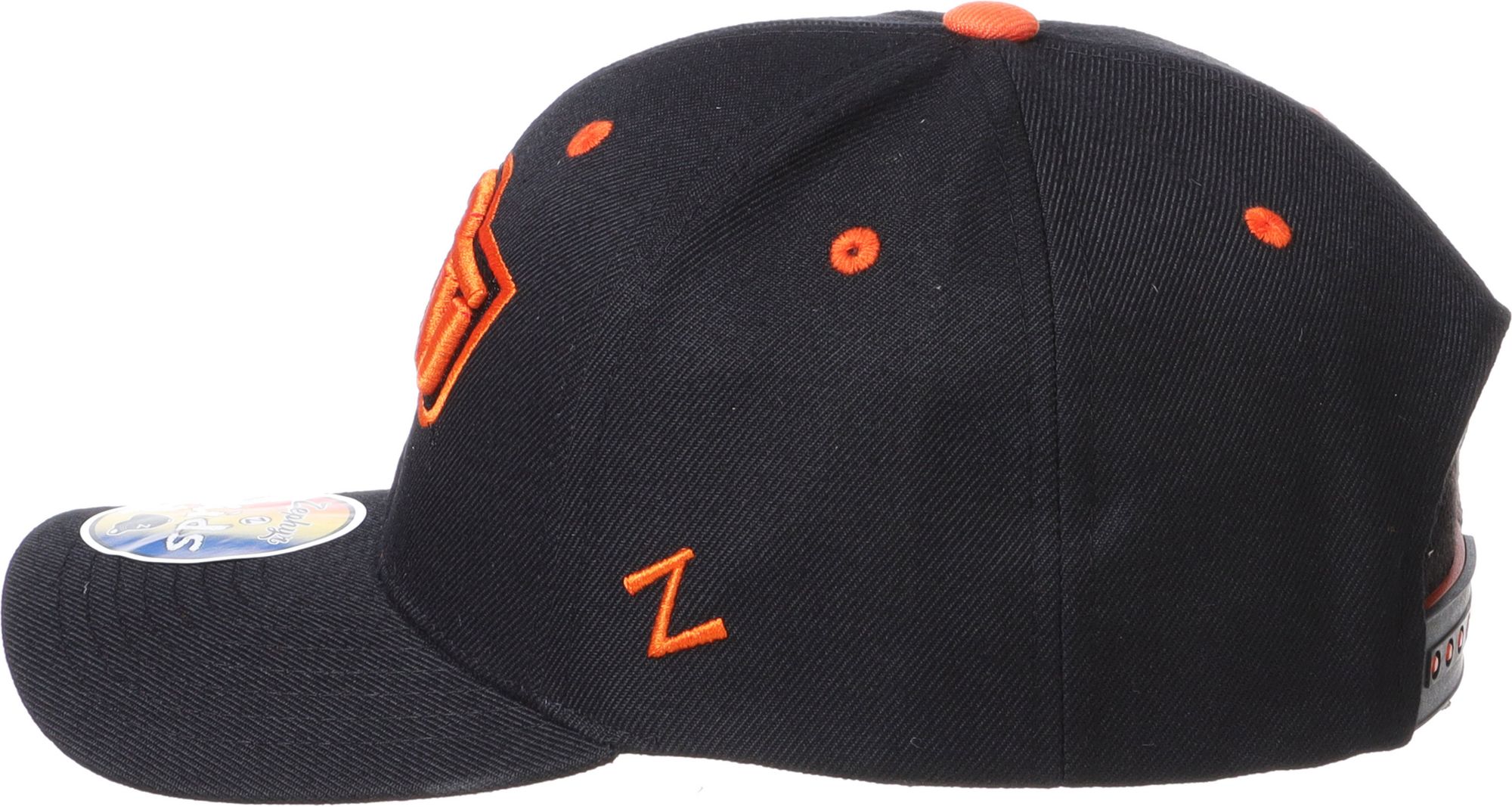 Zephyr Youth Oklahoma State Cowboys Black Camp Adjustable Hat product image