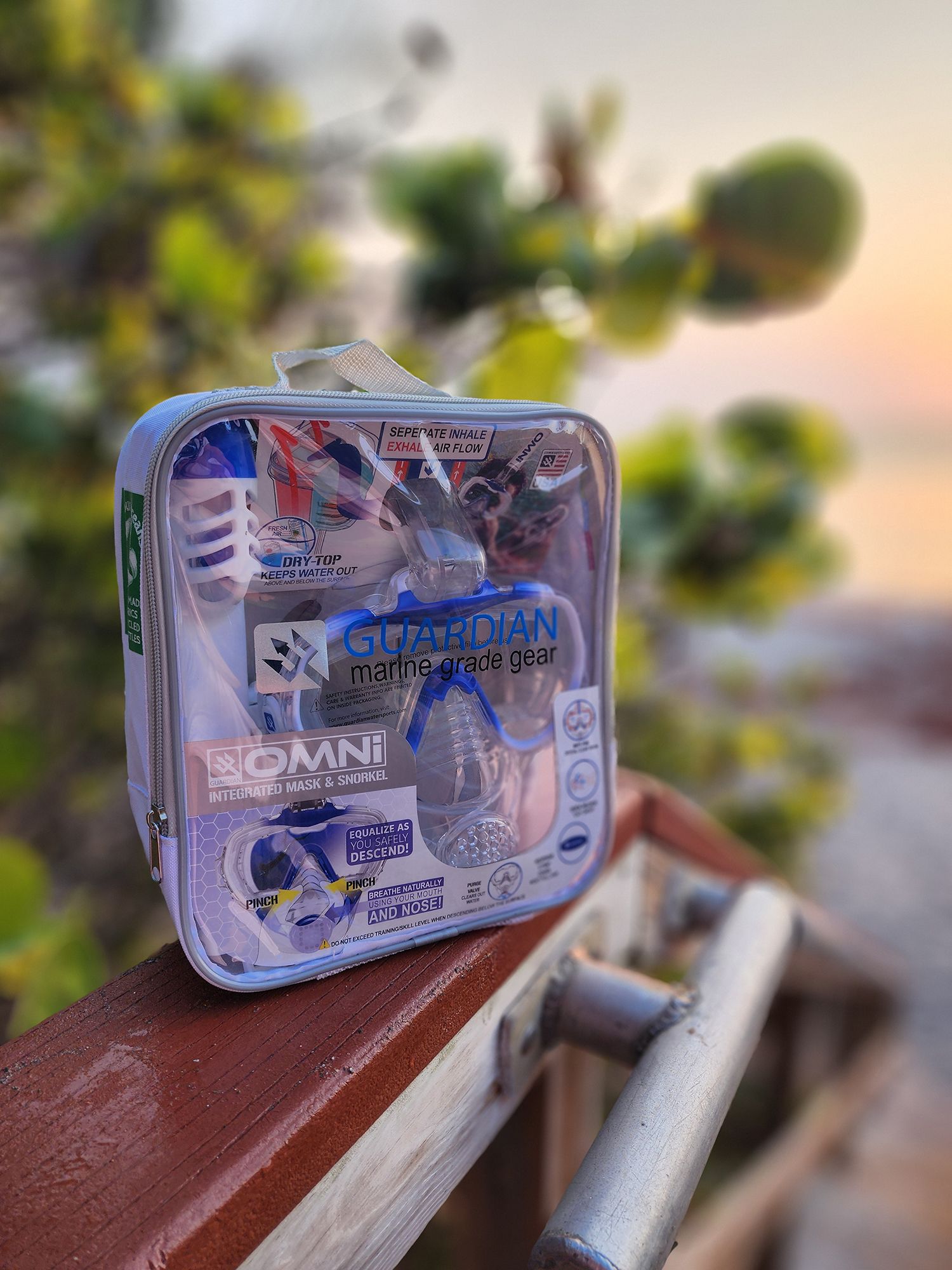 Guardian Scuba Omni Integrated Full Face Snorkeling Mask Combo product image