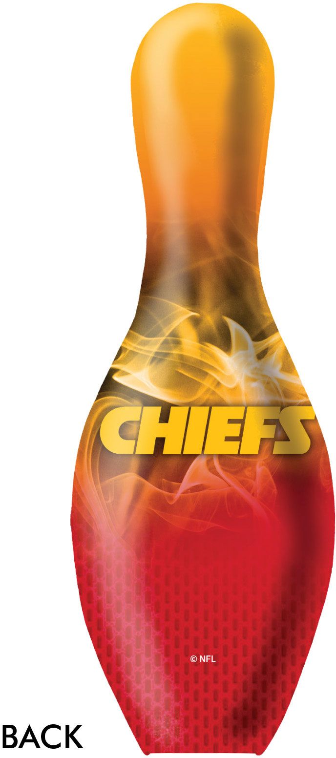 Strikeforce Kansas City Chiefs On Fire Bowling Pin product image