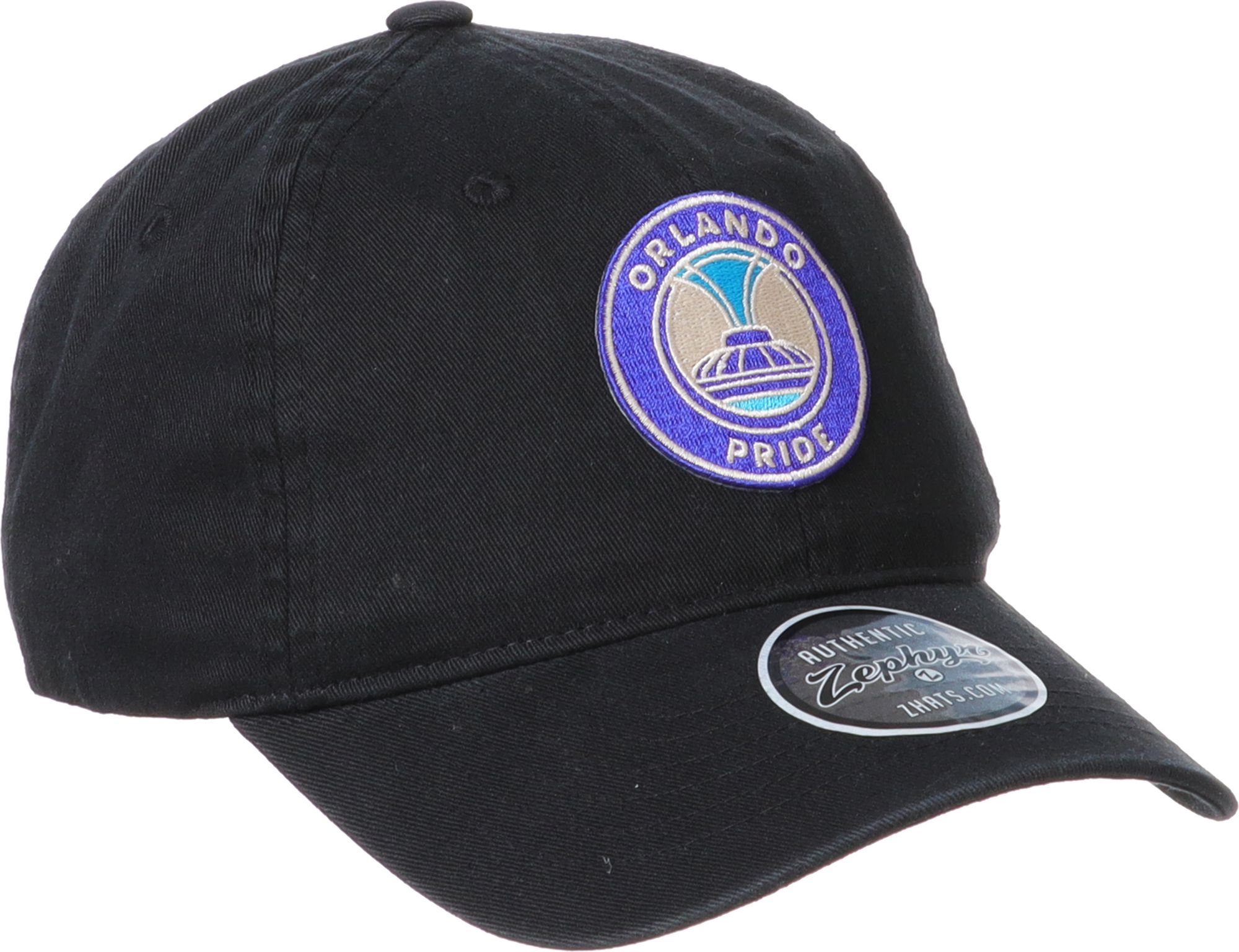 Zephyr Orlando Pride Team Black Adjustable Hat product image