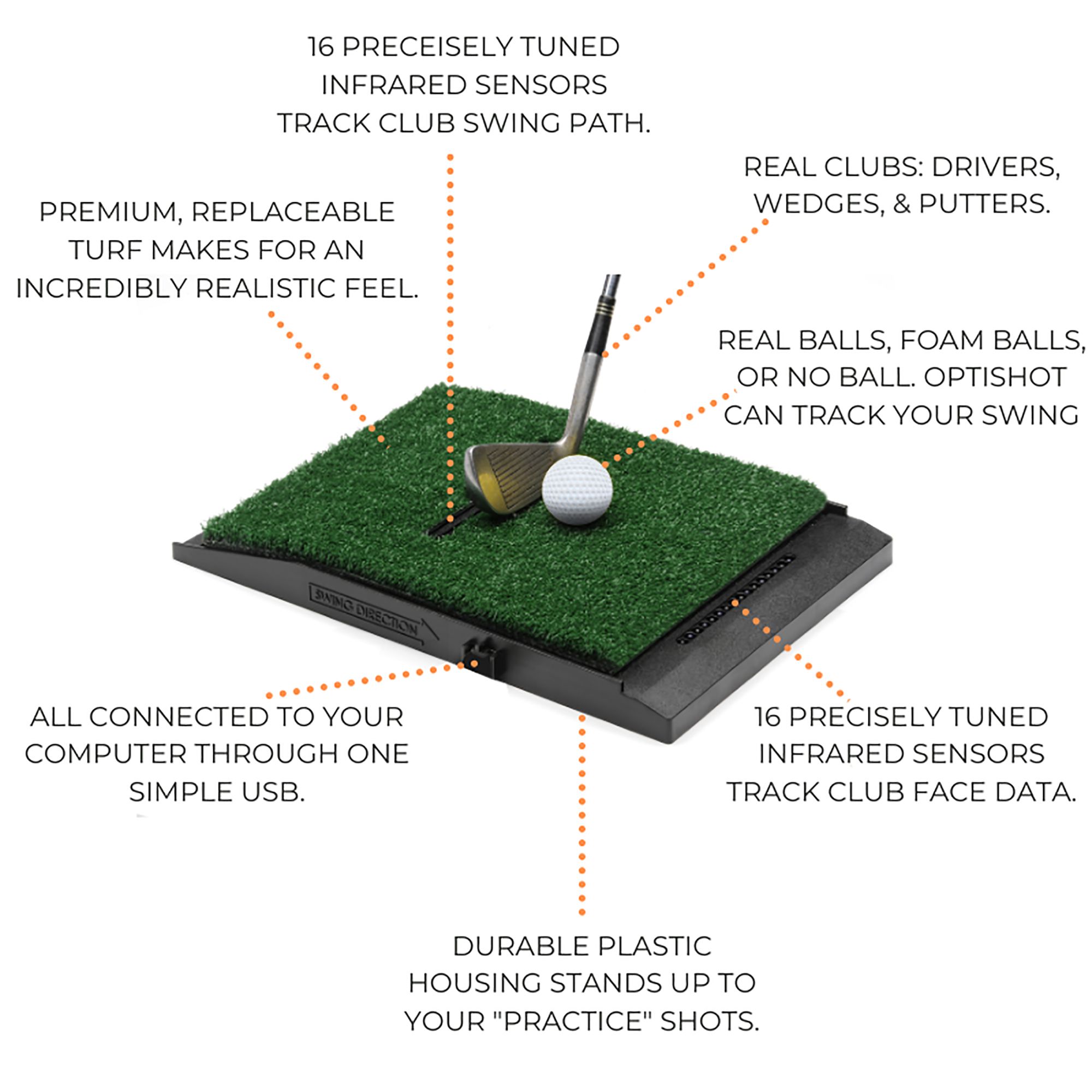 OptiShot Golf-In-A-Box Golf Simulation Kit product image