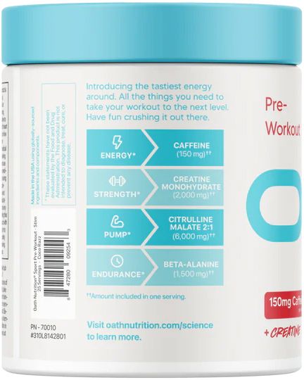 OATH Sport Pre-Workout – 25 Servings product image