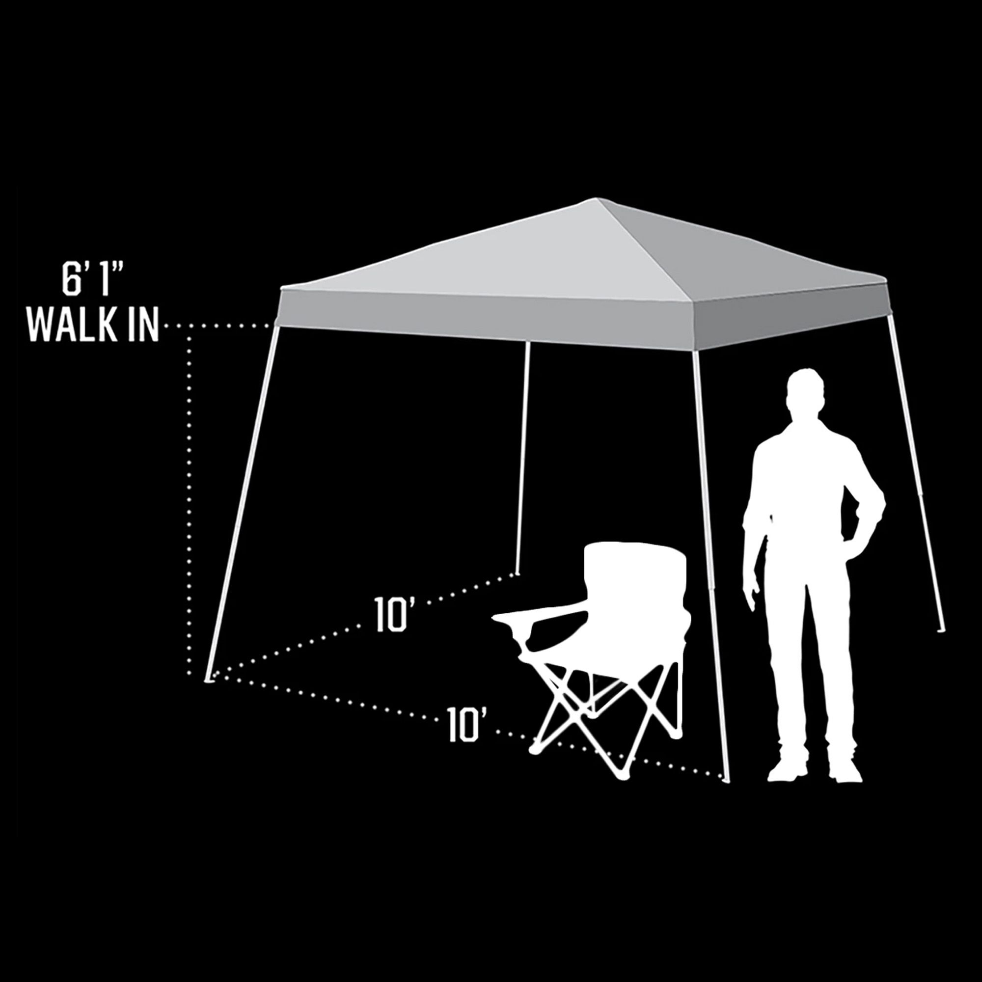 DSG 10' x 10' Slant Leg Canopy product image