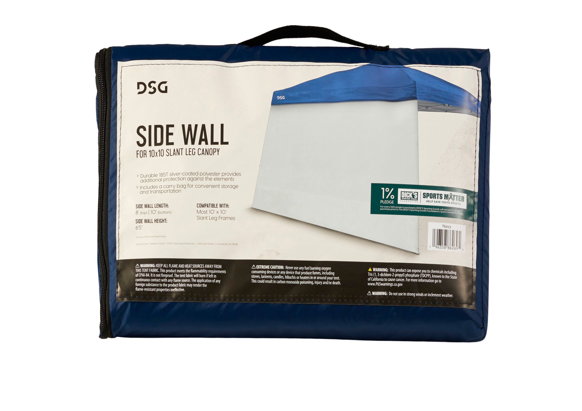 DSG 10'x10' Slant Leg Canopy Sidewall product image