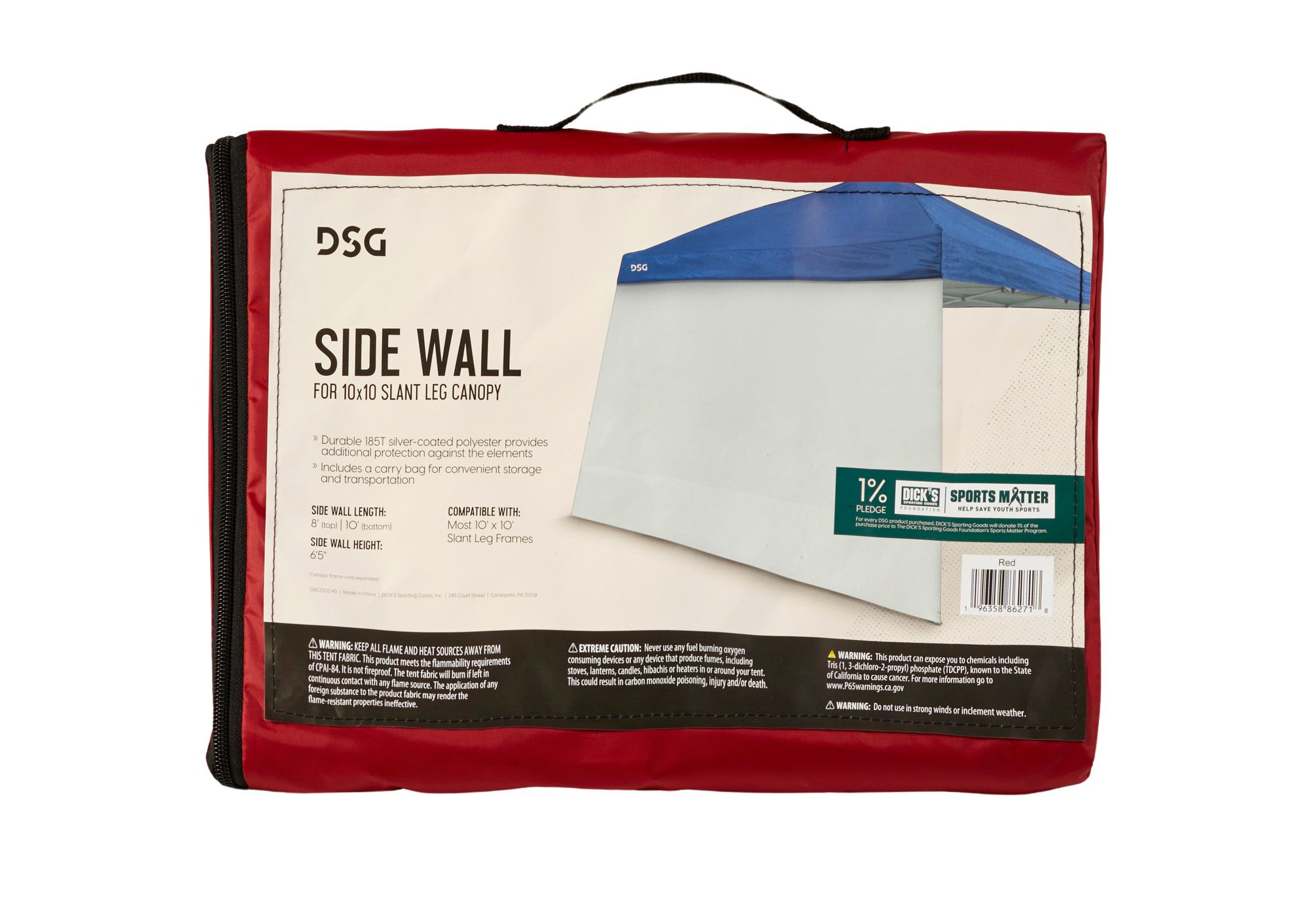 DSG 10'x10' Slant Leg Canopy Sidewall product image