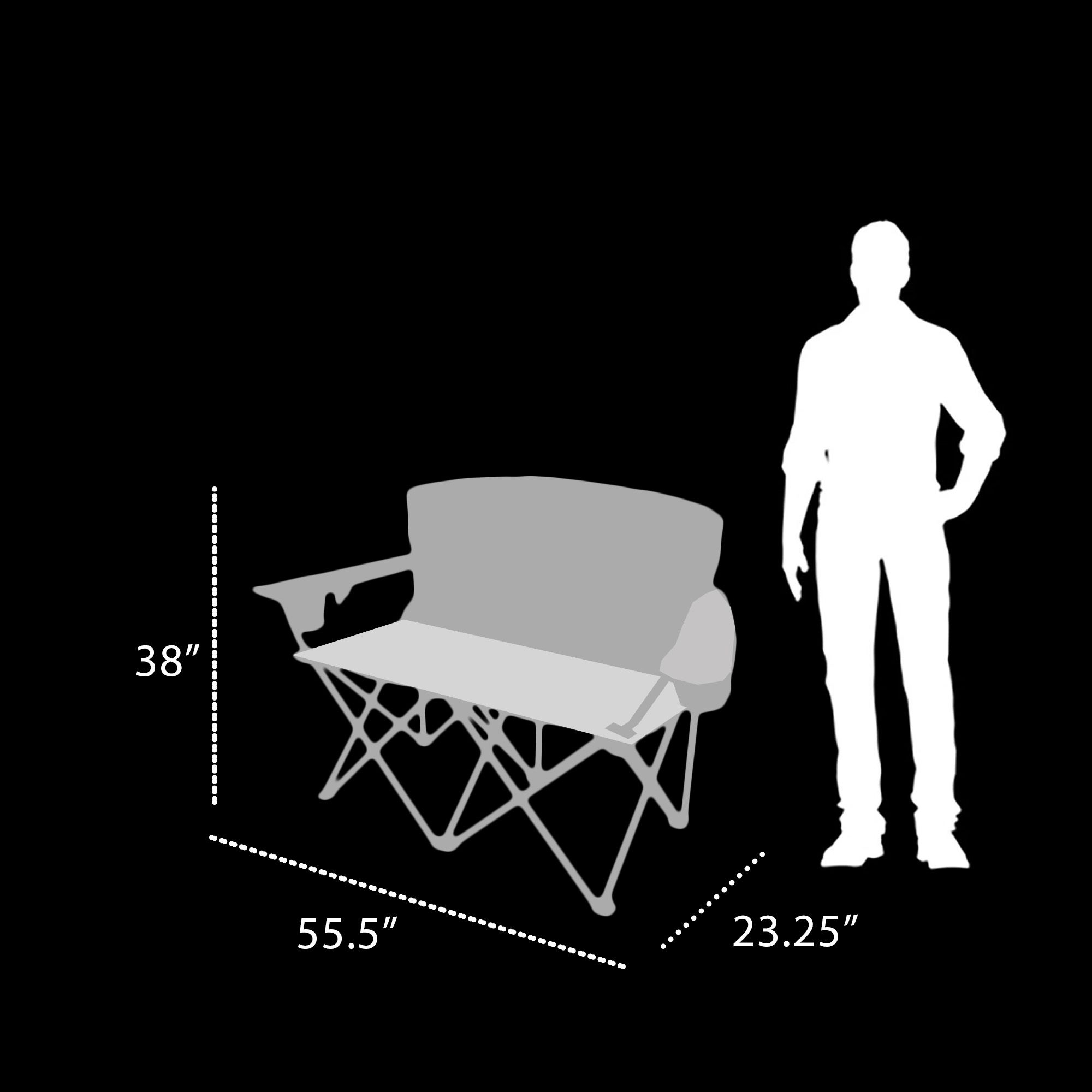 DSG Folding Loveseat product image