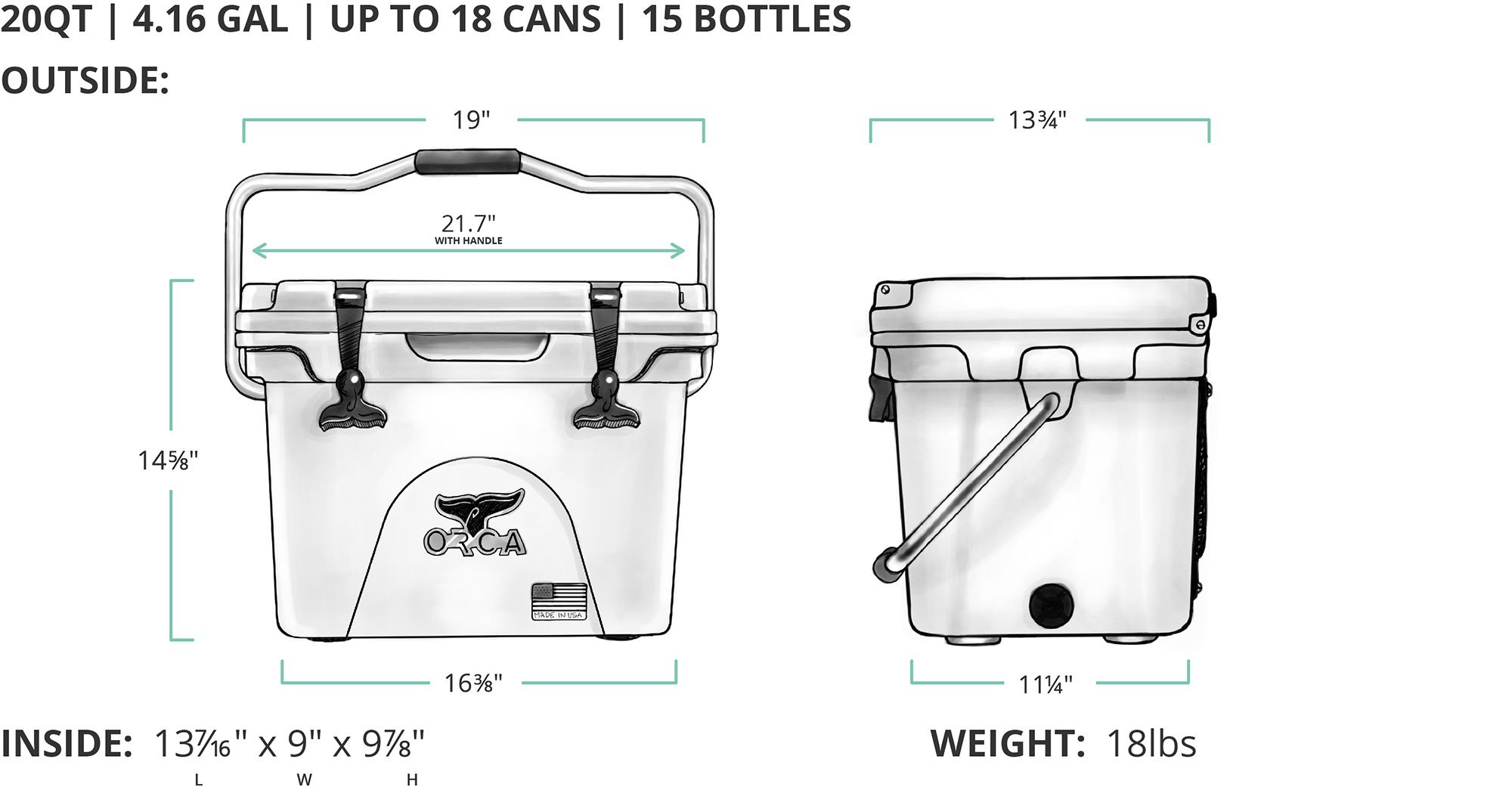 ORCA Oklahoma Sooners 20qt. Cooler product image