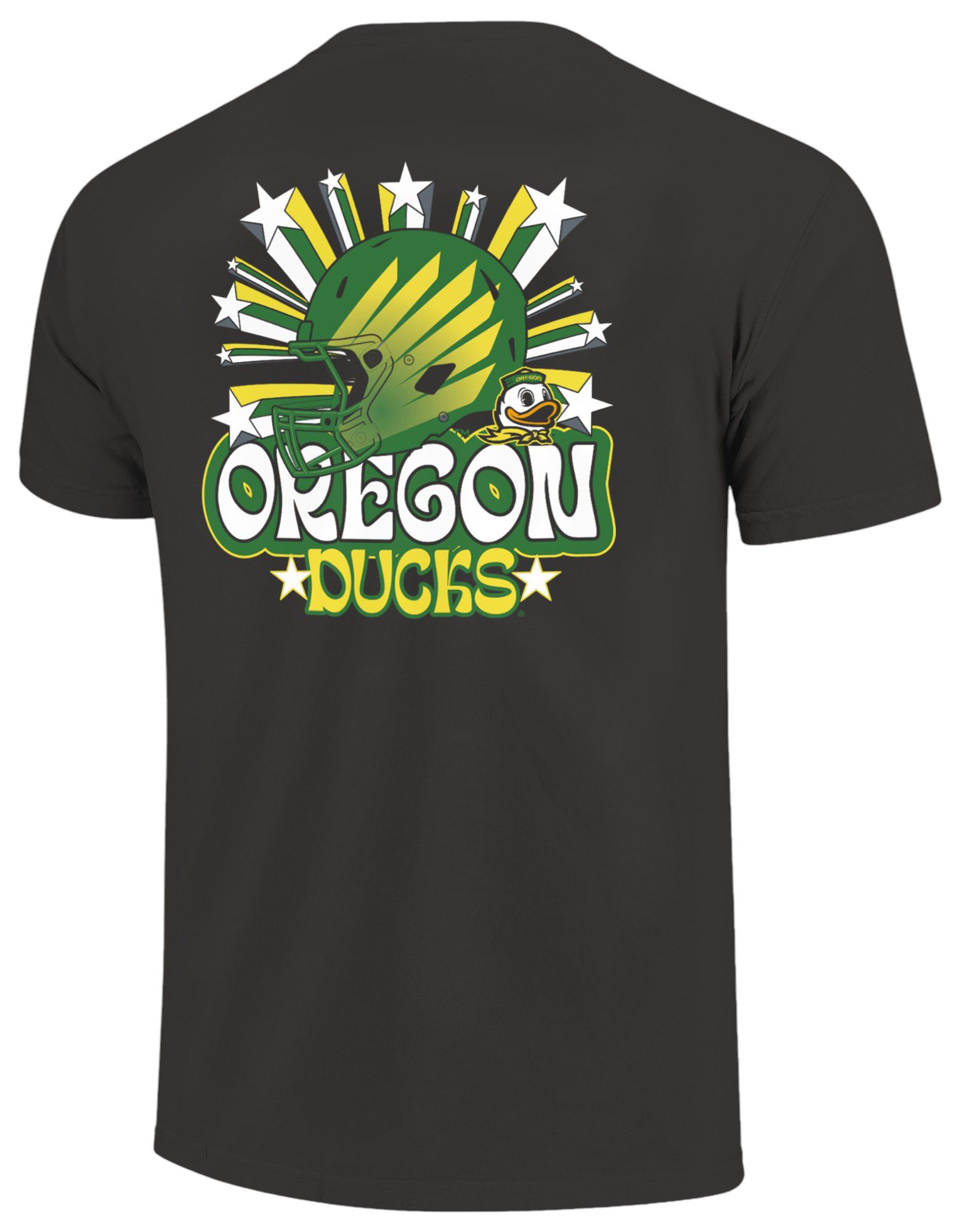Image One Men's Oregon Ducks Graphite Helmet T-Shirt product image