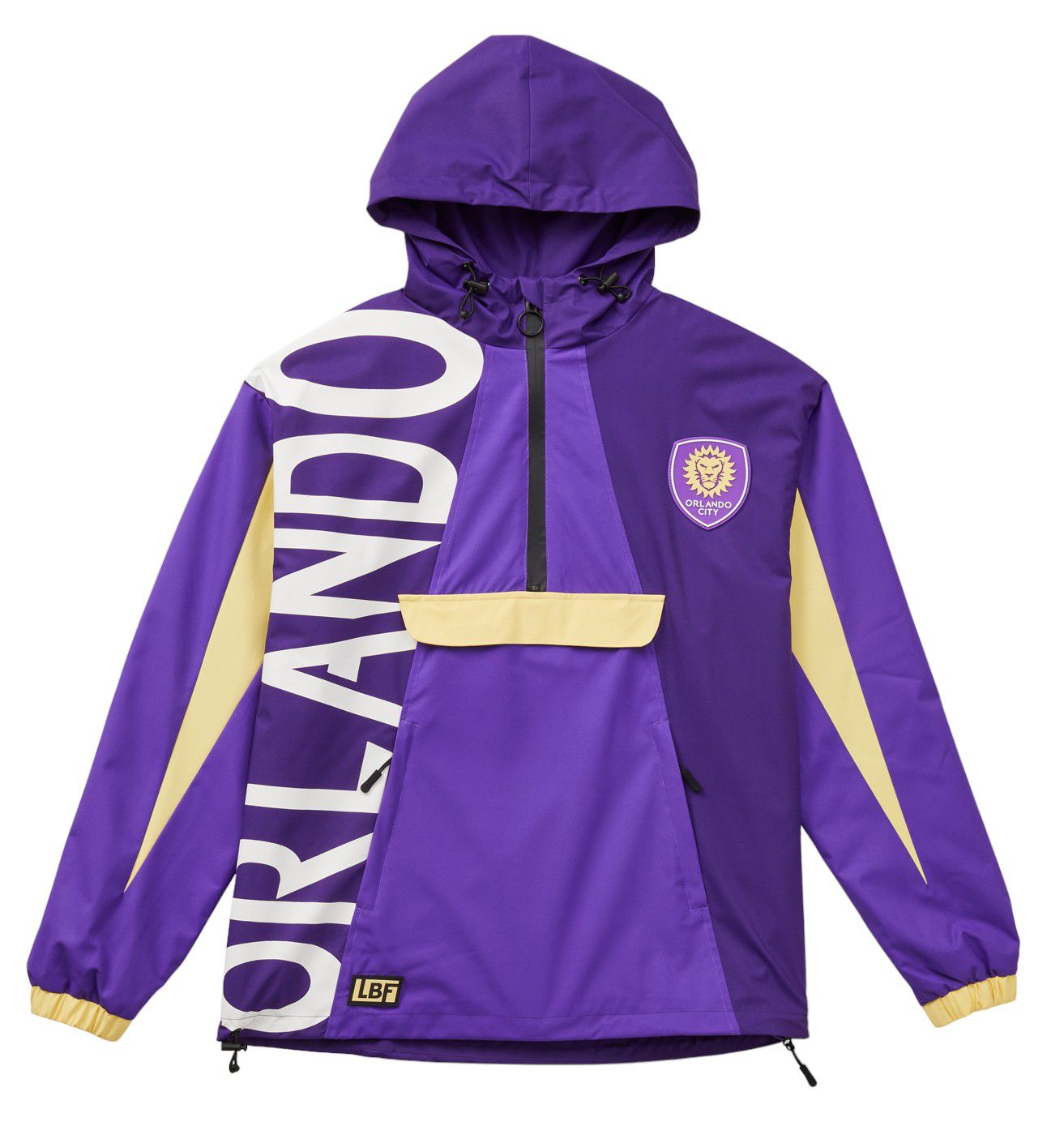Live Breathe Futbol Men's Orlando City 2-Hit Multicolor Anorak Jacket product image
