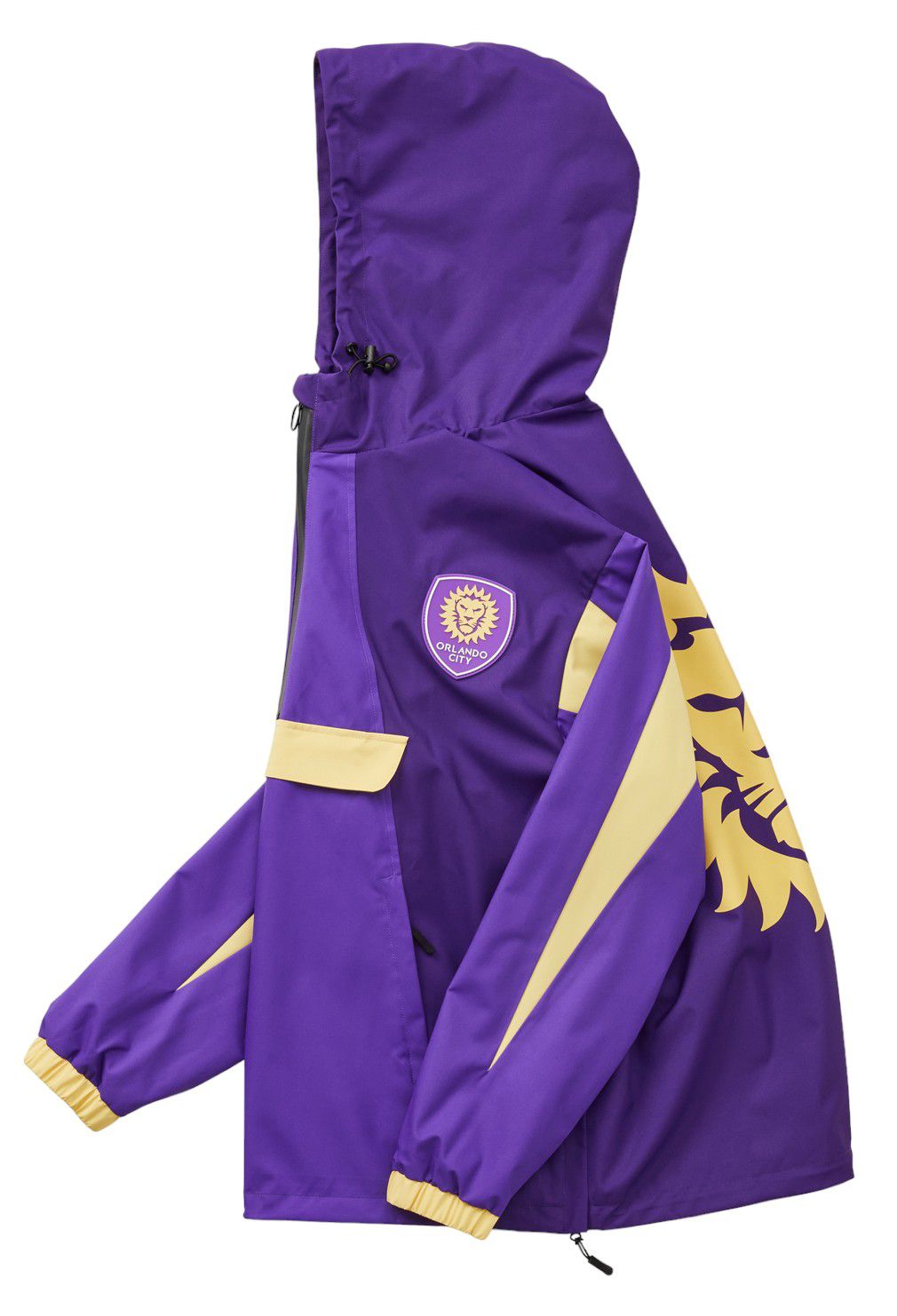 Live Breathe Futbol Men's Orlando City 2-Hit Multicolor Anorak Jacket product image