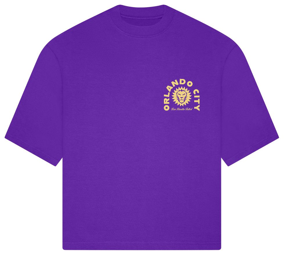 Live Breathe Futbol Adult Orlando City Purple 2026 Tunnel Home T-Shirt product image
