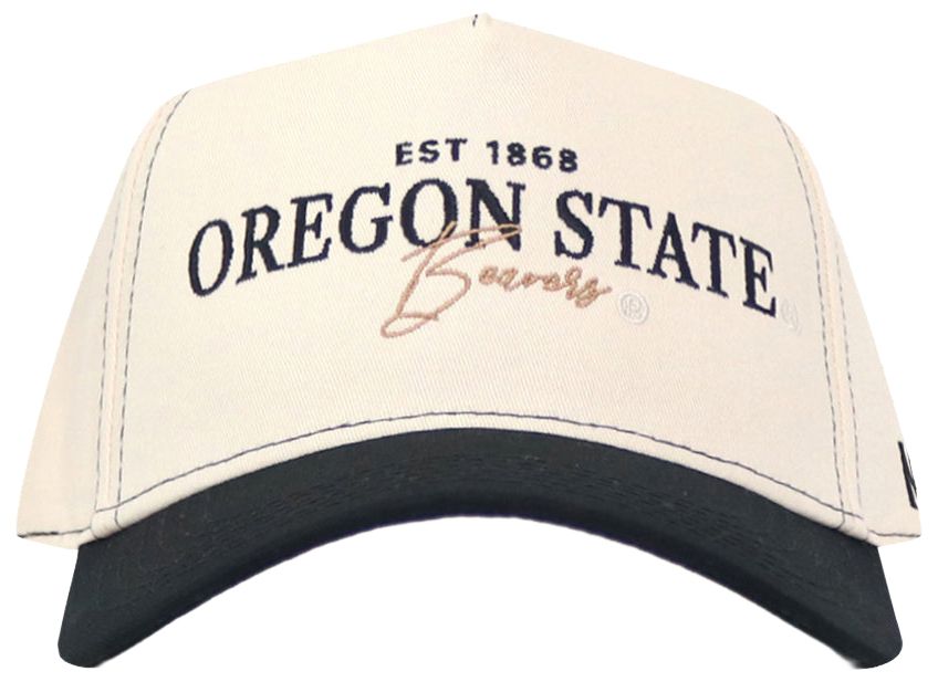 No Rivals Adult Oregon State Beavers Black Vintage Adjustable Snapback Hat product image