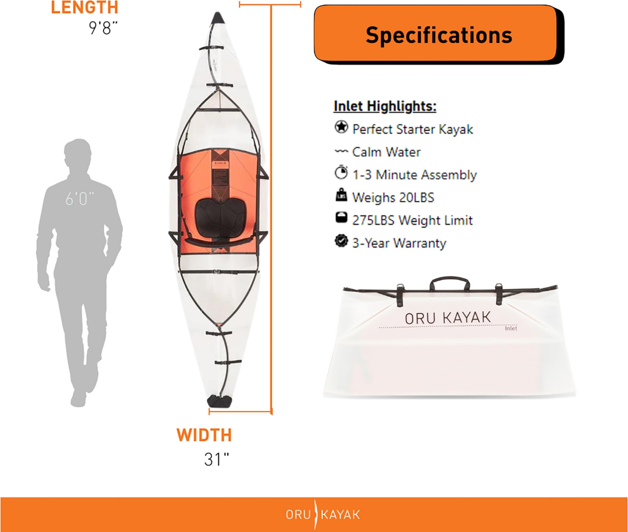 Oru Single Inlet Folding Kayak product image