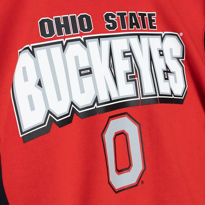 Nike Men's Ohio State Buckeyes Scarlet Spotlight Basketball Pullover Hoodie, Small, Red