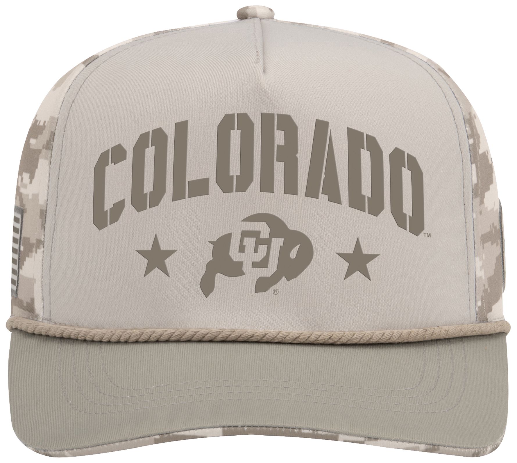 Colosseum Adult Colorado Buffaloes White Sand Adjustable Hat product image