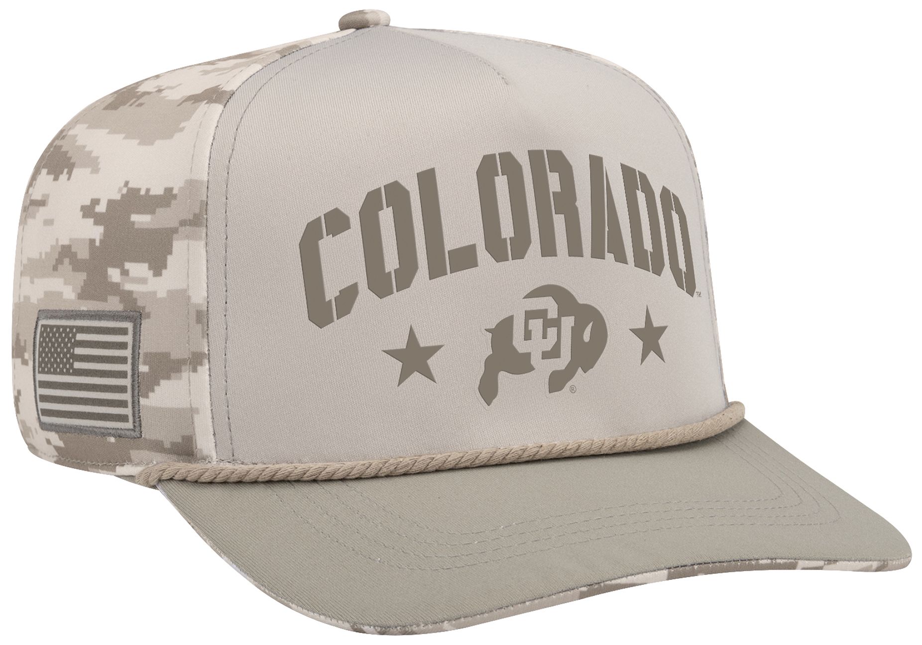 Colosseum Adult Colorado Buffaloes White Sand Adjustable Hat product image