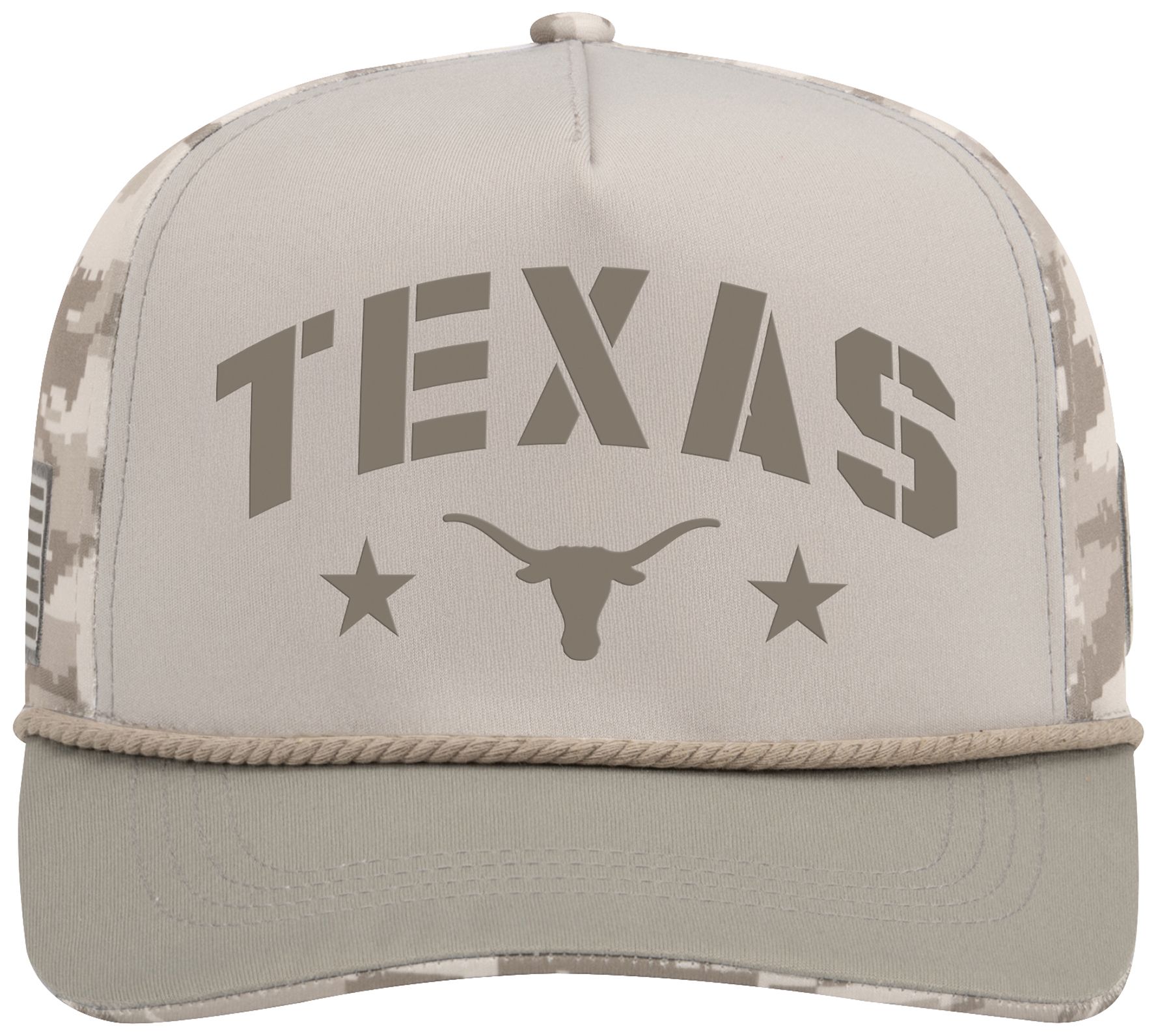 Colosseum Adult Texas Longhorns White Sand Adjustable Hat product image