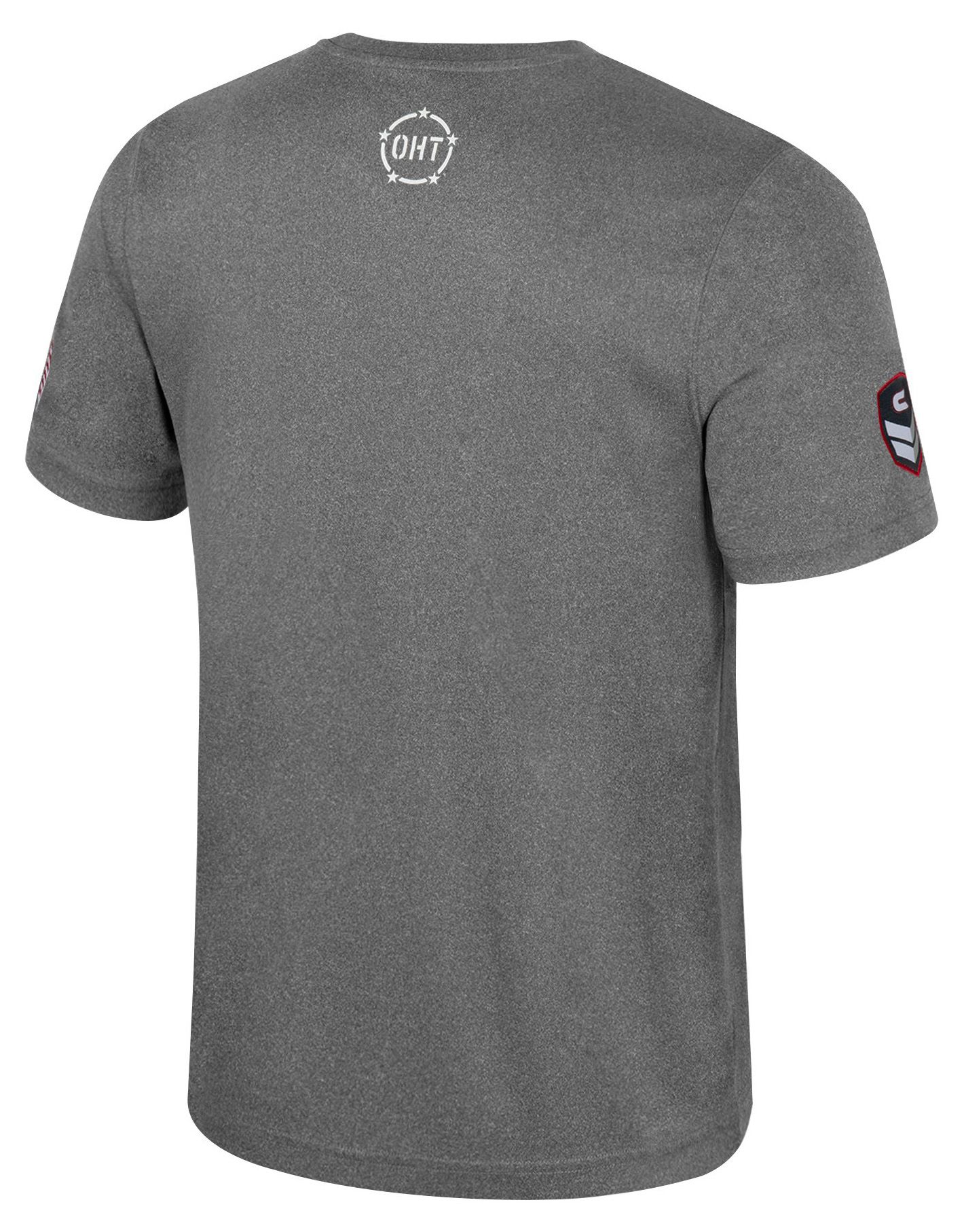 Colosseum Men's Arizona Wildcats Heather Charcoal Blade T-Shirt product image