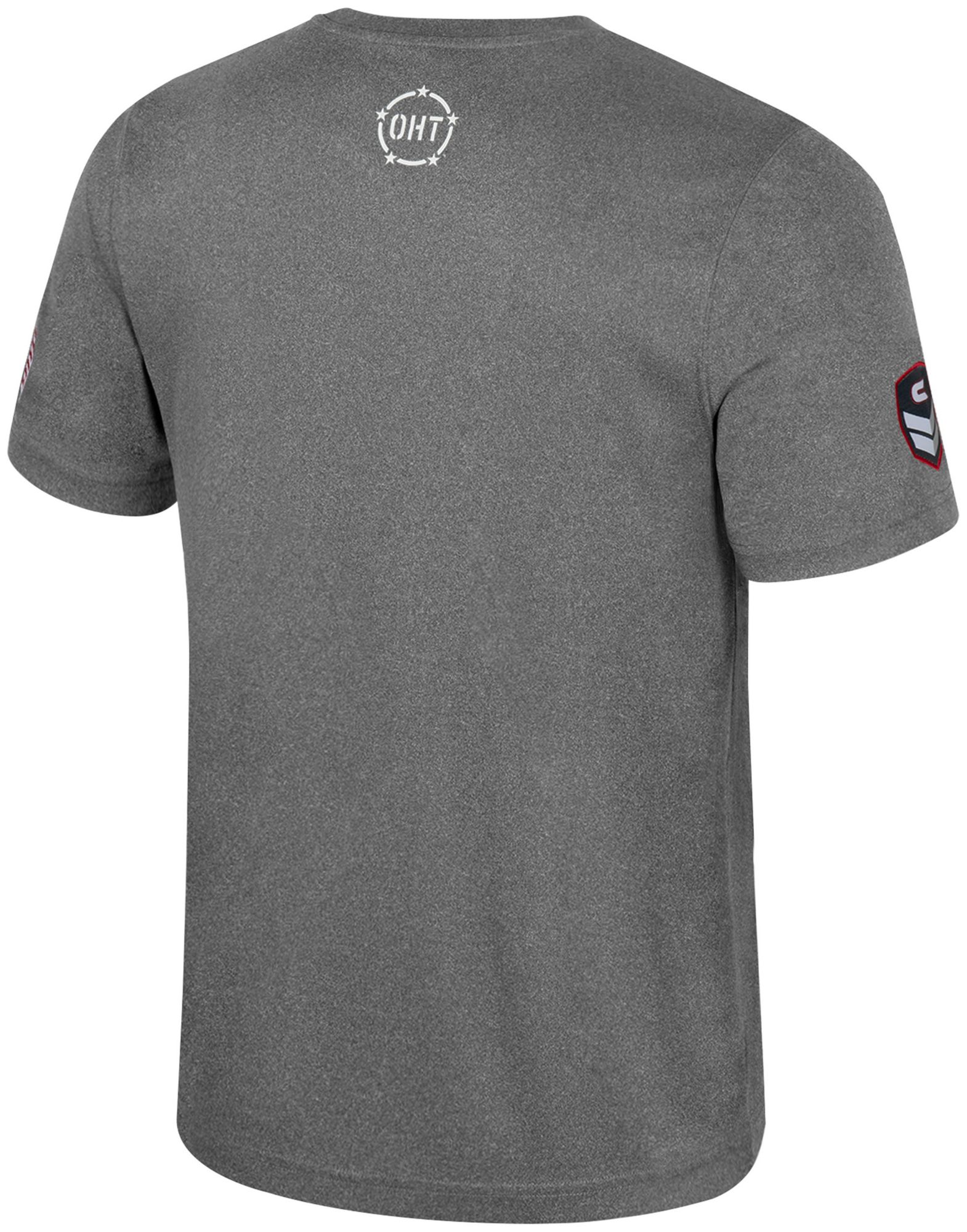 Colosseum Men's Michigan State Spartans Heather Charcoal Blade T-Shirt product image