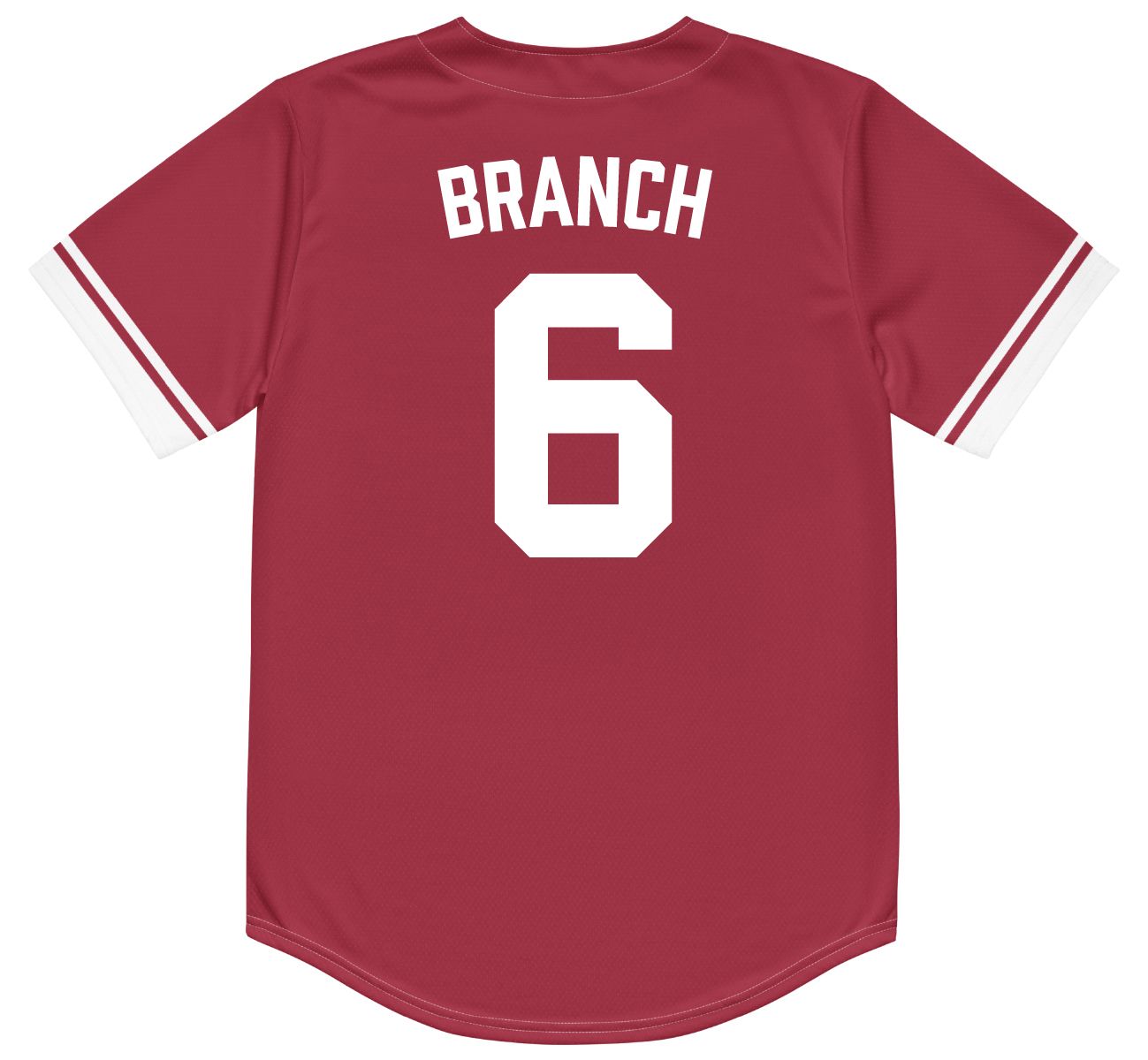 Campus Ink Men's Oklahoma Sooners Crimson Kyle Branch #6 T-Shirt product image