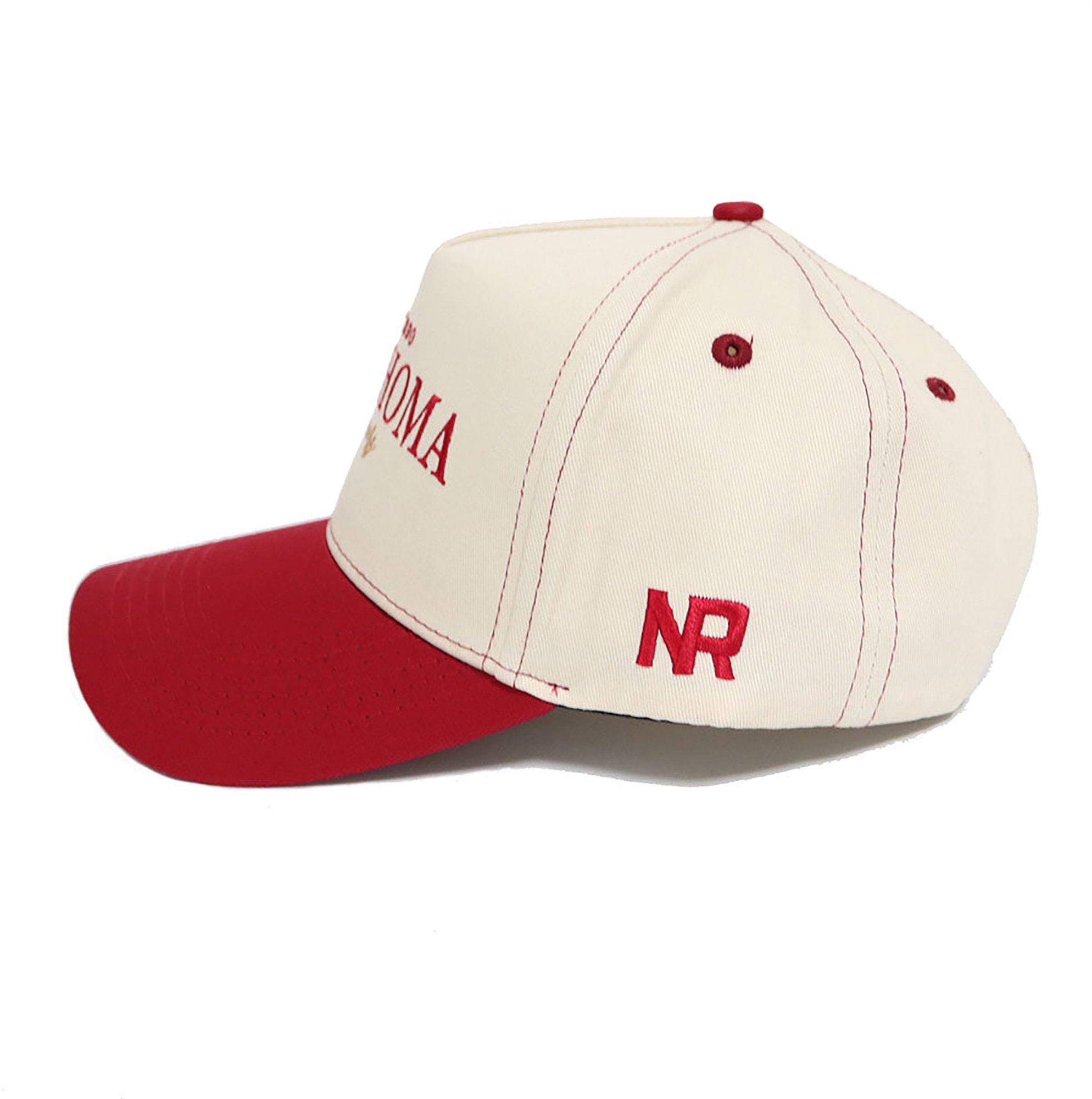 No Rivals Adult Oklahoma Sooners Red Vintage Adjustable Snapback Hat product image