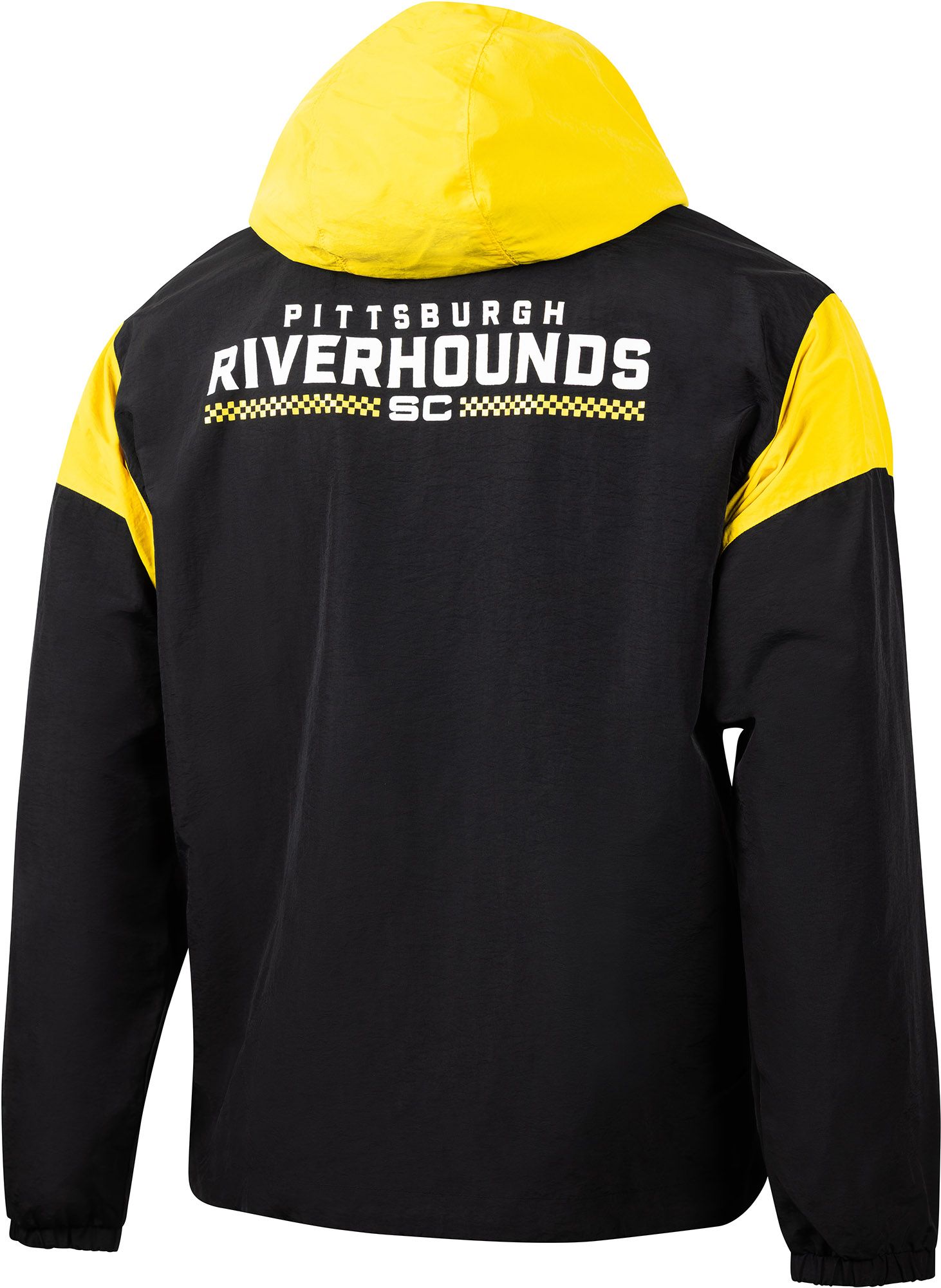 Sport Design Sweden Adult Pittsburgh Riverhounds SC Black Anorak Quarter-Zip Pullover Jacket product image